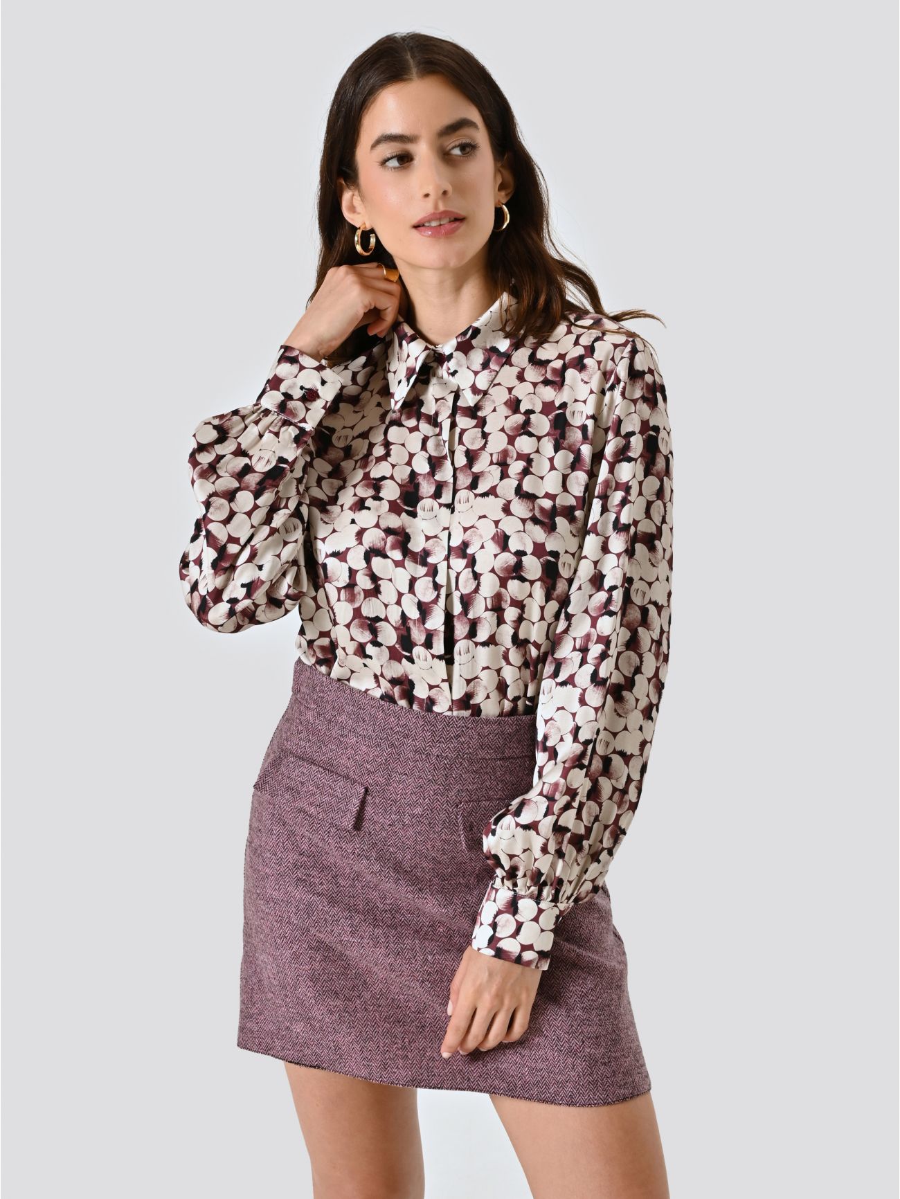Camicia stampa Pois in_i7