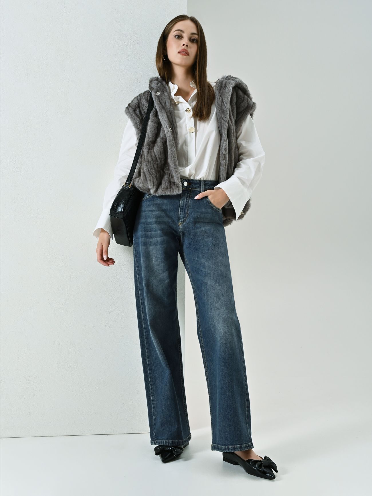 Jeans mit weitem Bein sp_e1