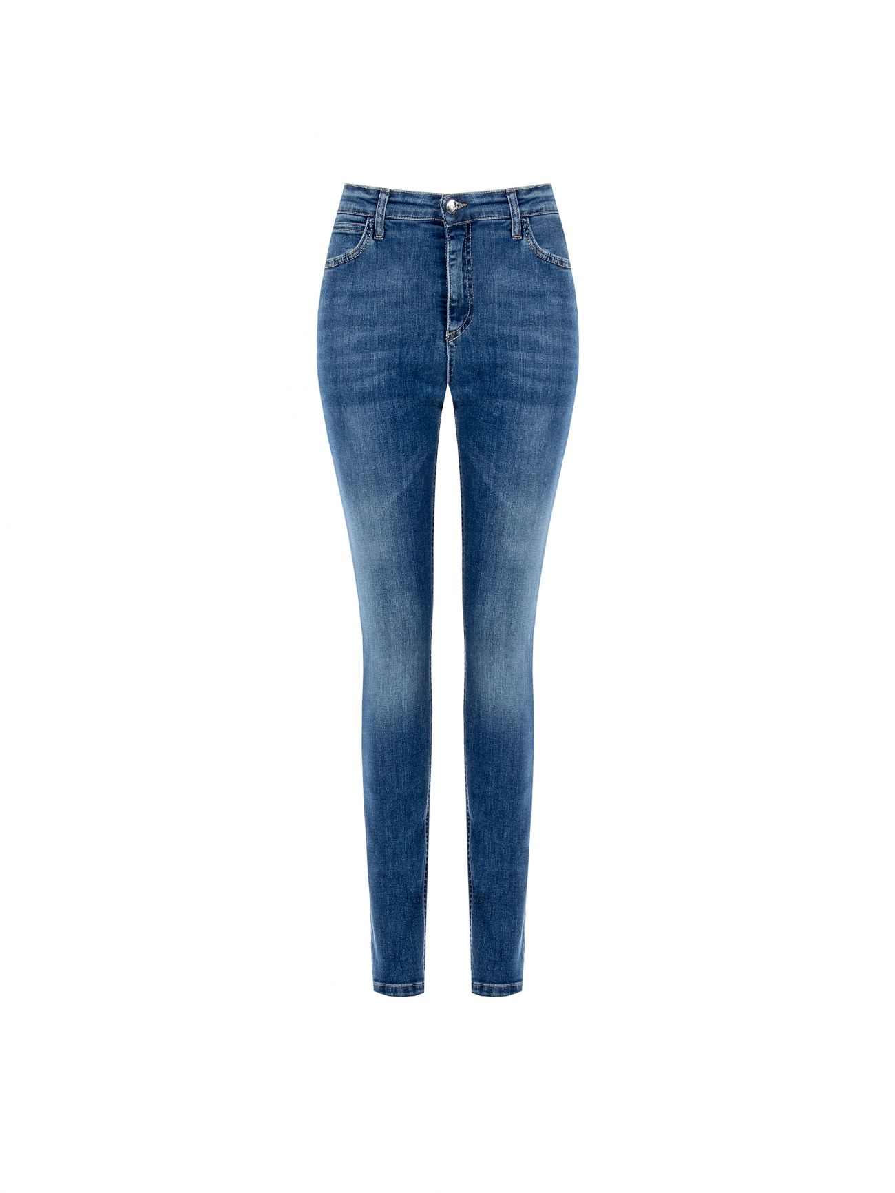 Skinny-Jeans mit hoher Taille det_4