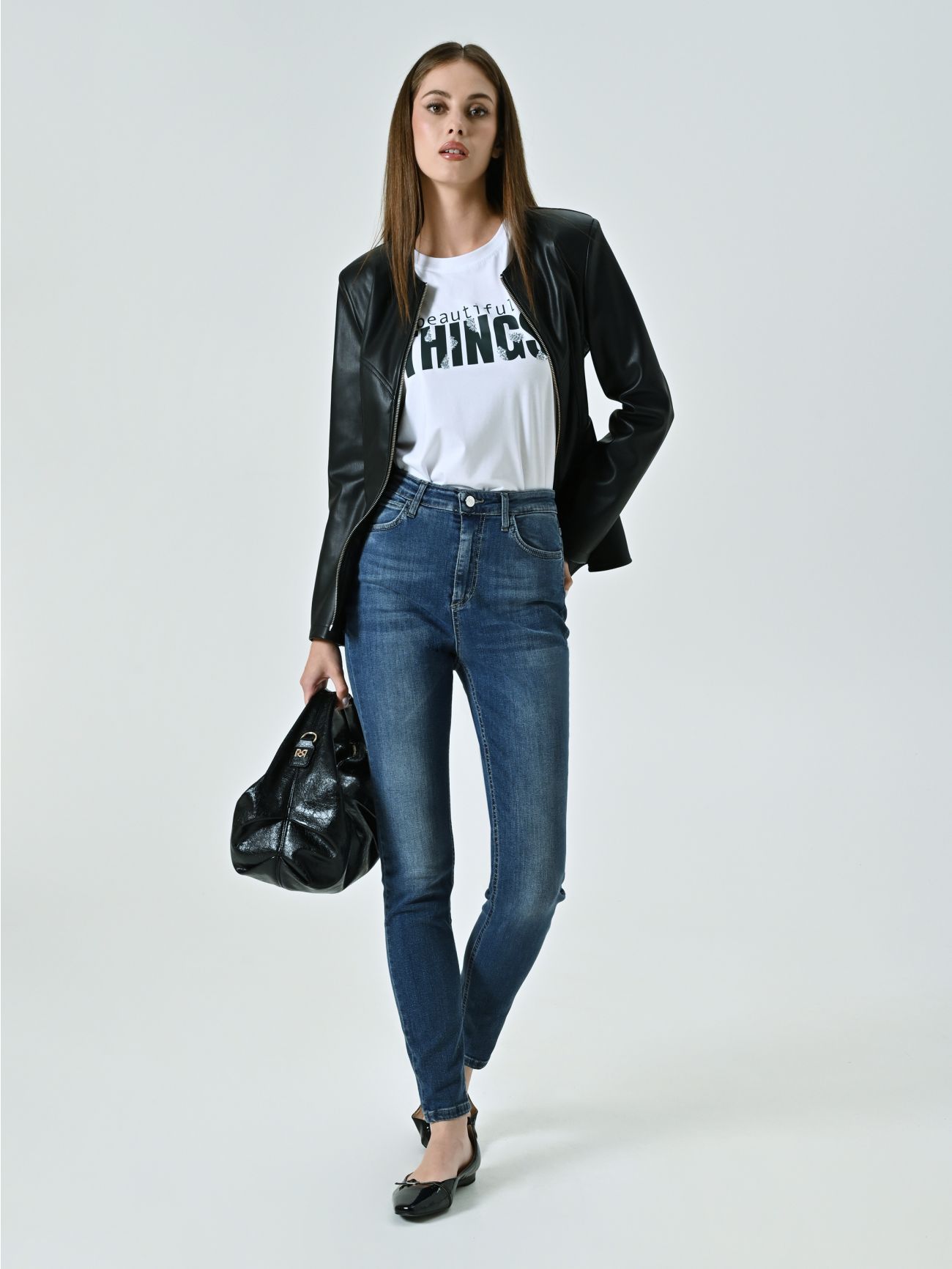 Skinny High-waist Jeans  Rinascimento