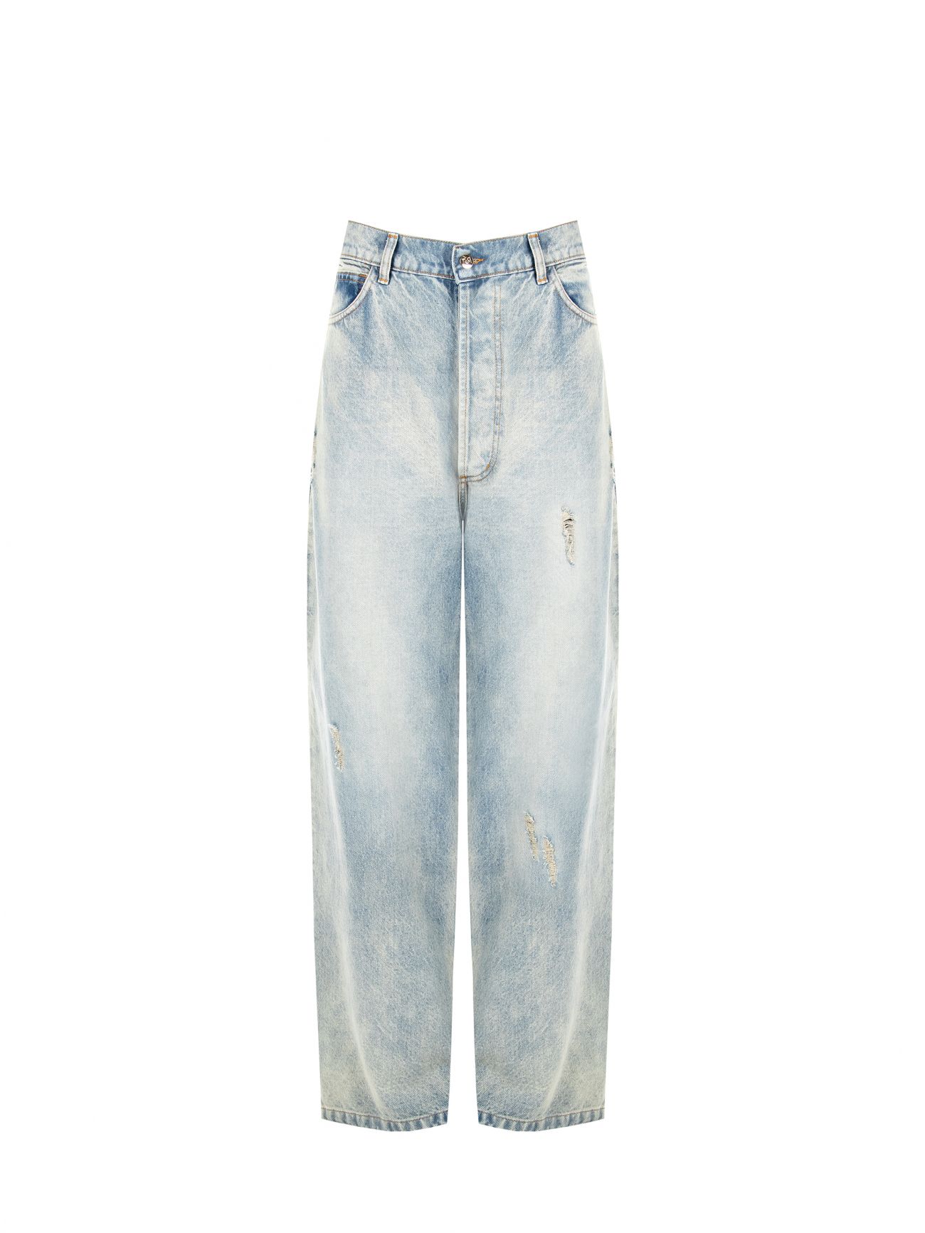 Helle Jeans mit Distressed-Effekt det_4