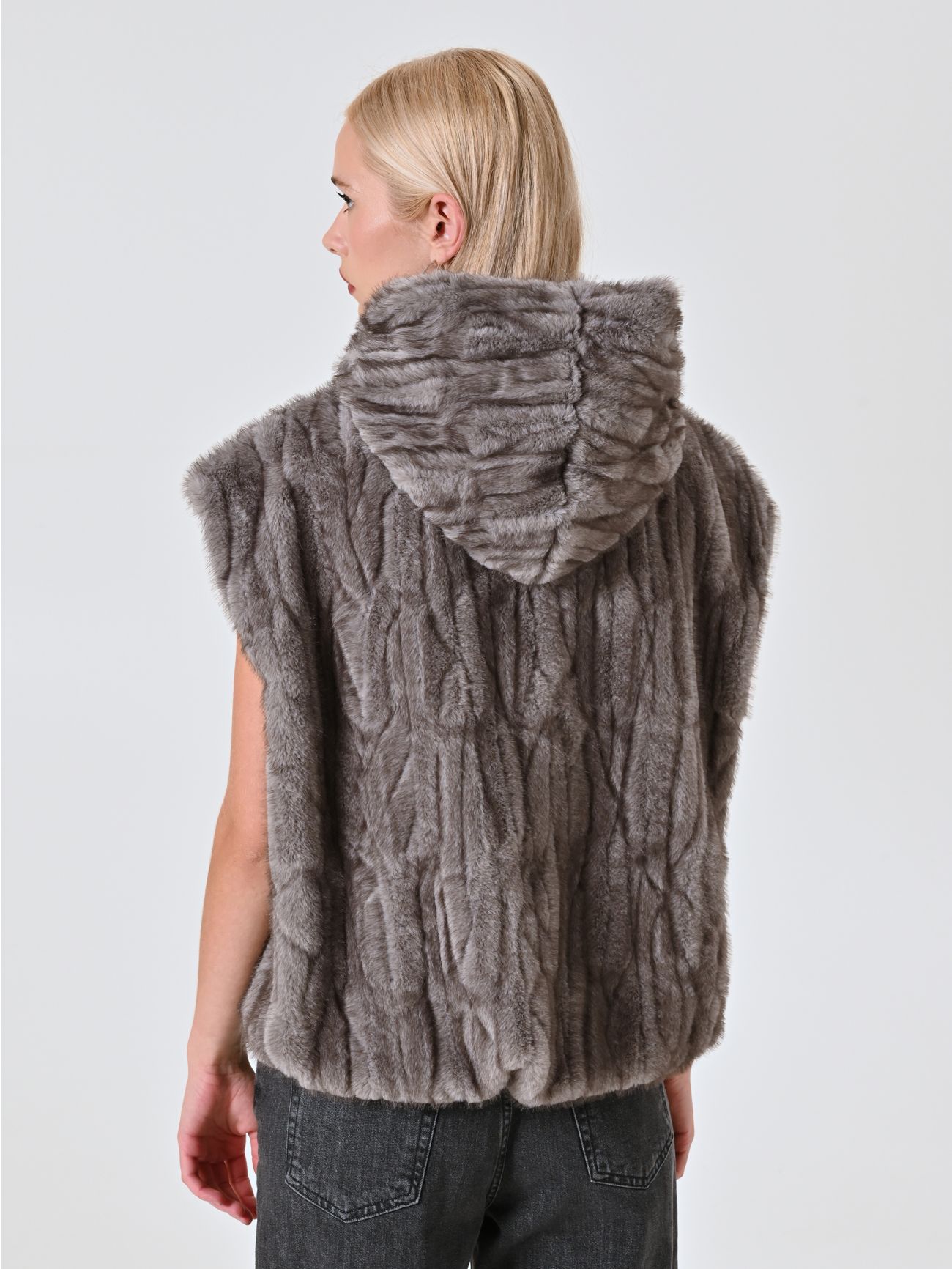 Gilet effetto Pelliccia det_3