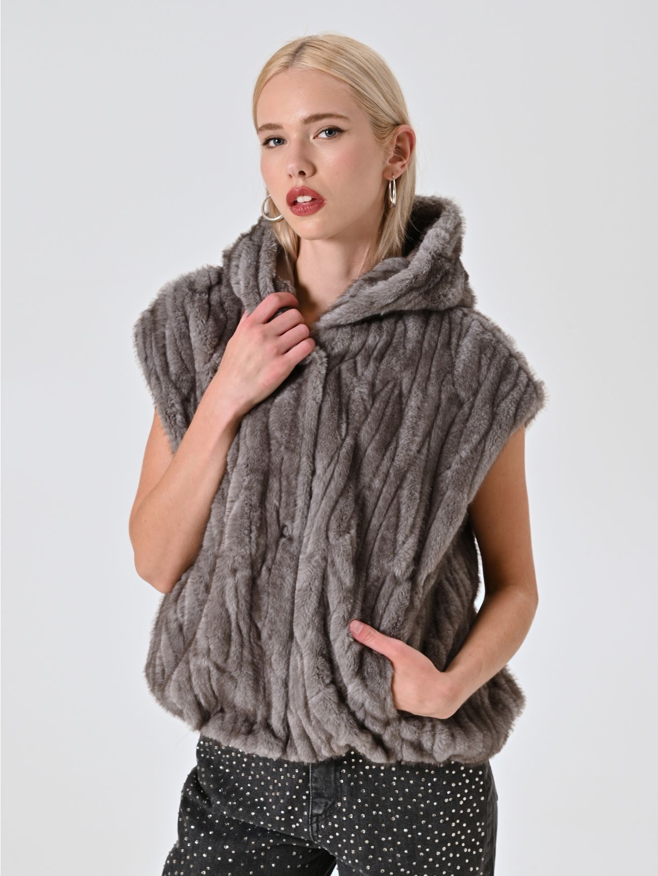 Gilet effetto Pelliccia in_i7
