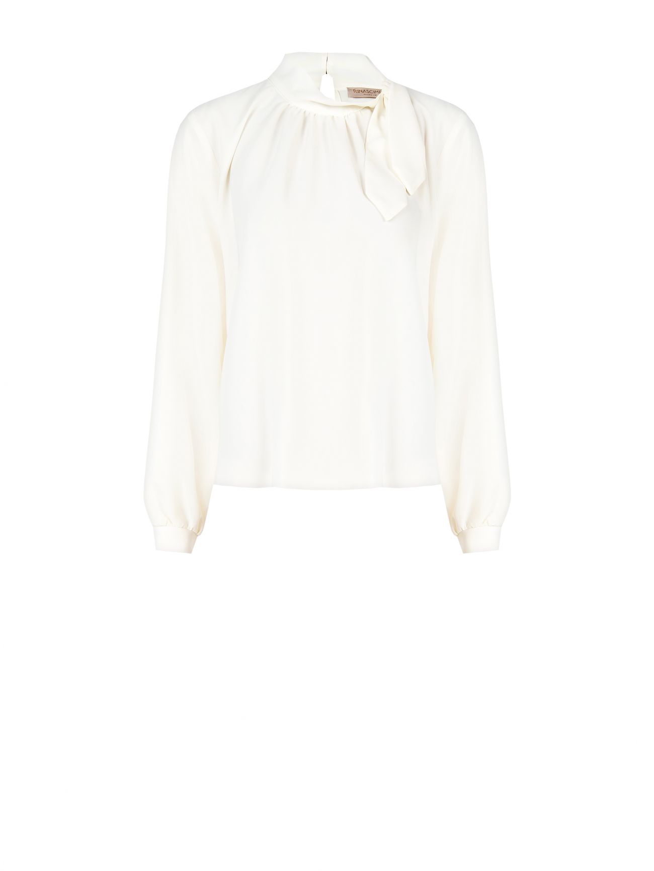 Blusa Bianca con Fiocco det_4