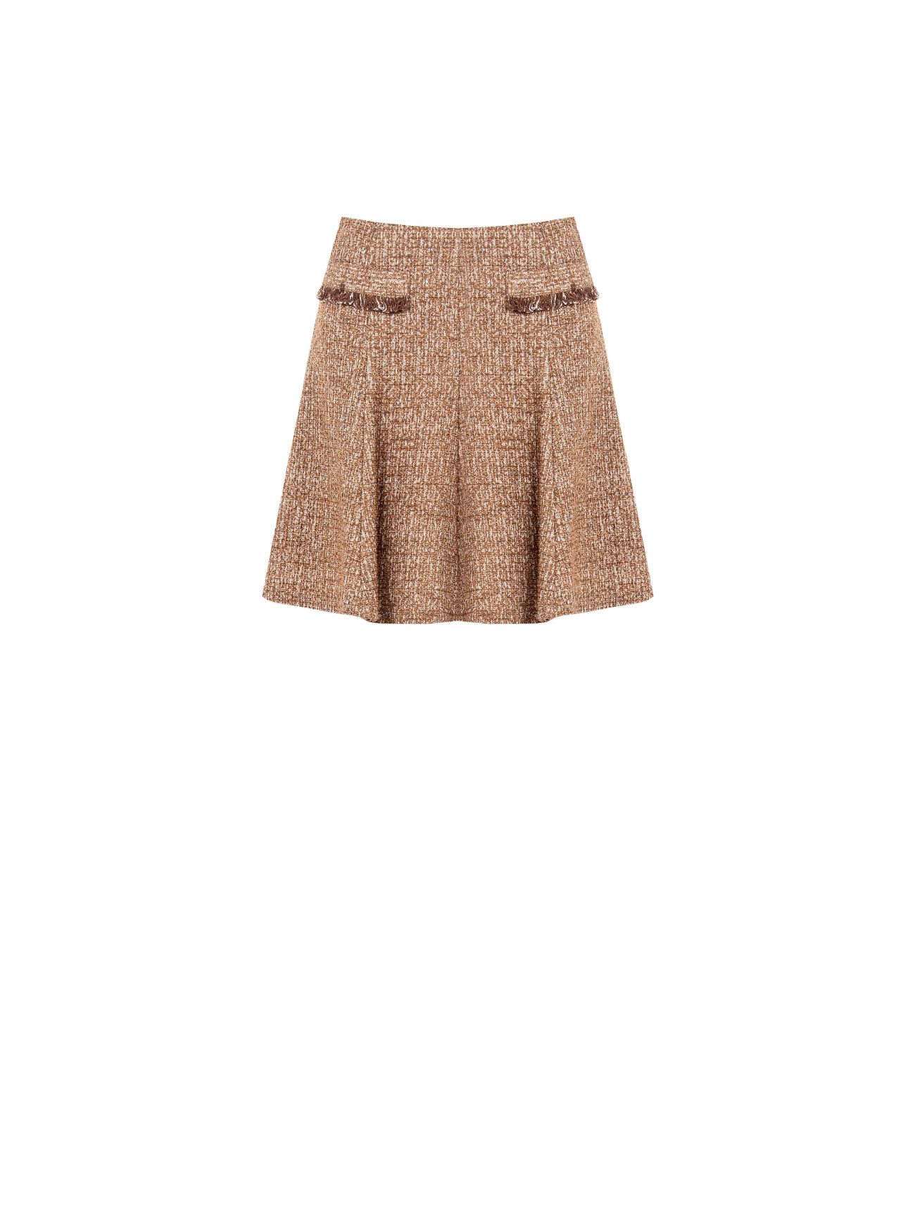 Gonna in Tweed Paillettes det_4