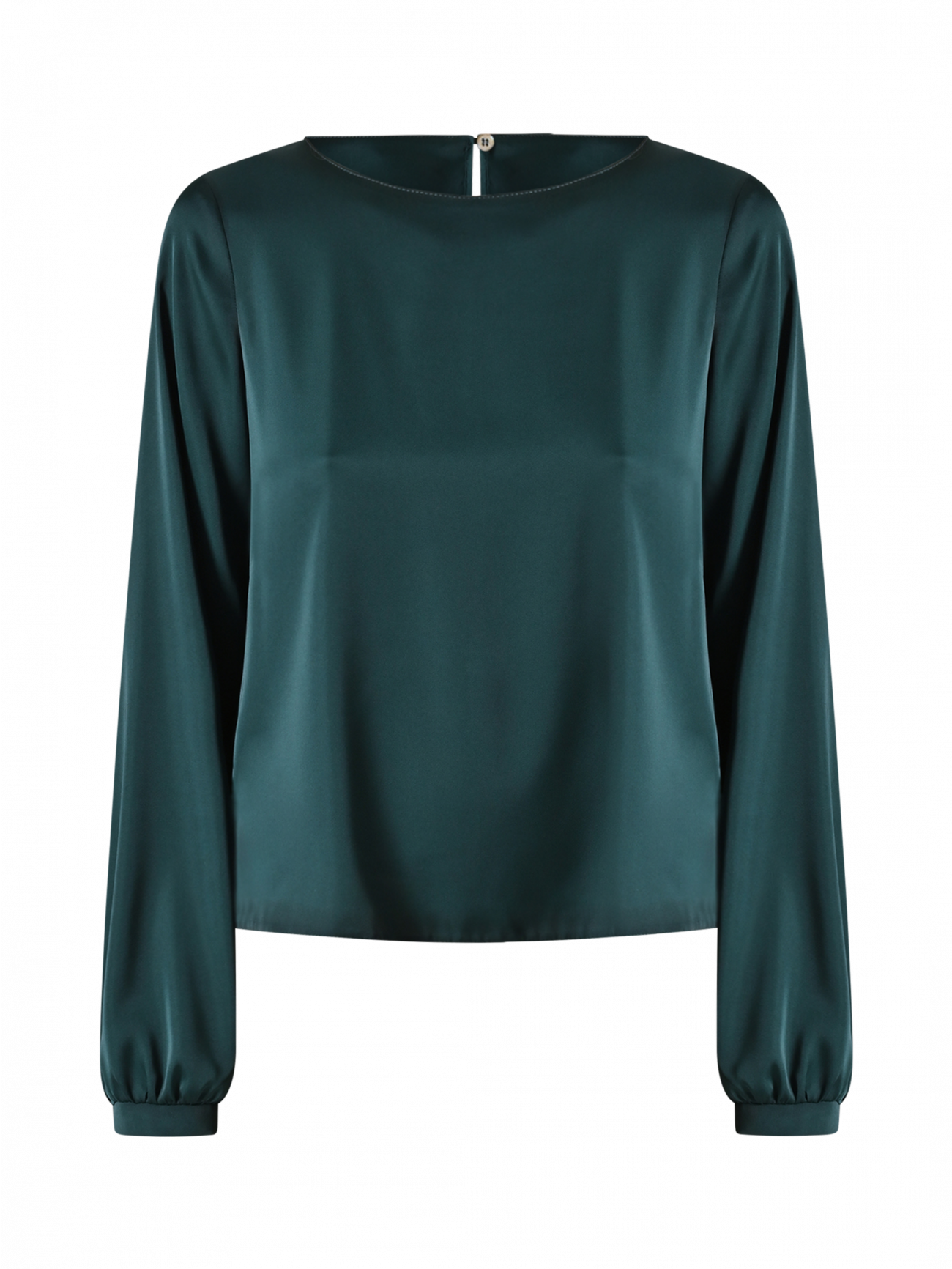 Blusa in Raso Verde det_4