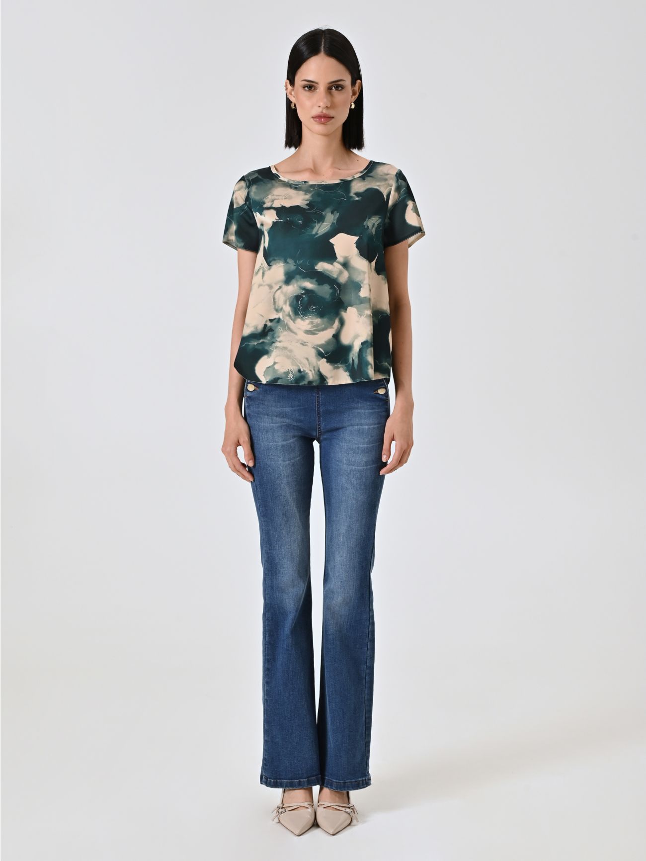 Bluse mit abstraktem Muster det_1