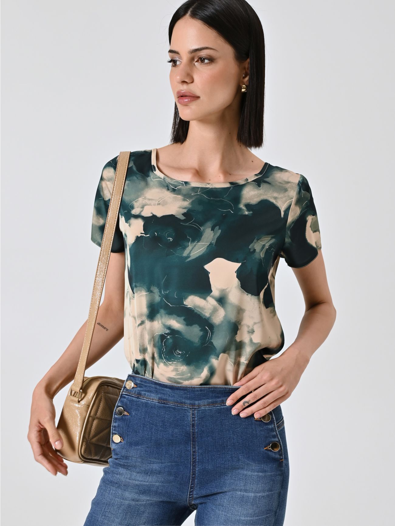Bluse mit abstraktem Muster sp_e1