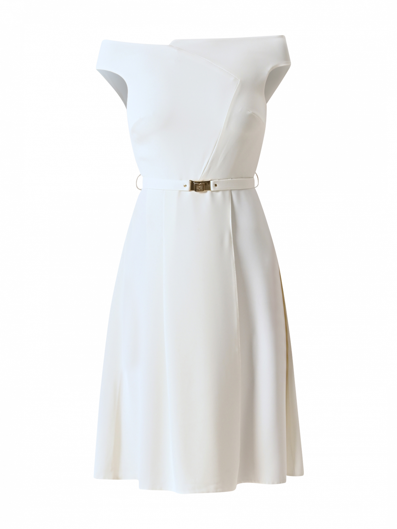 Abito Bianco off-the-Shoulders det_4