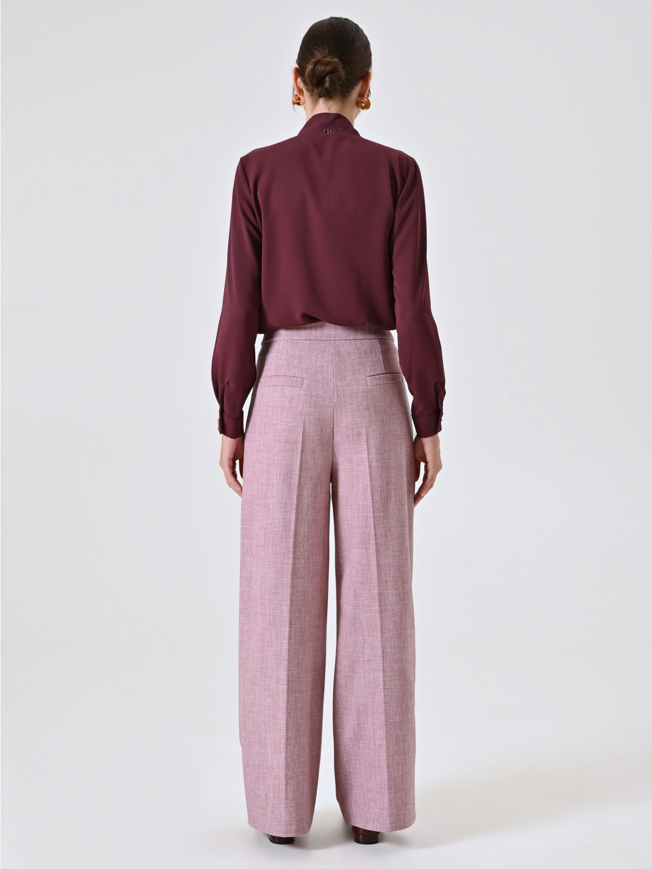 Hose in Rosa aus Herrenstoff det_3