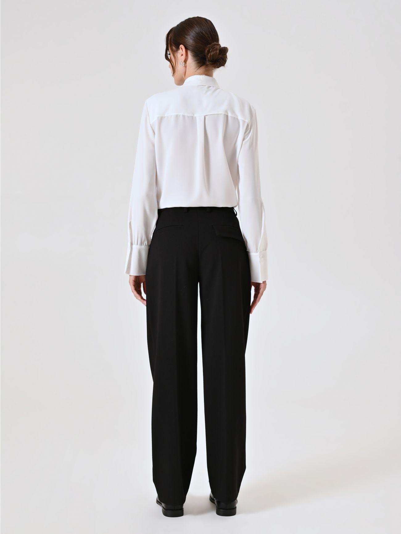 Pantaloni Neri in Misto Viscosa det_3
