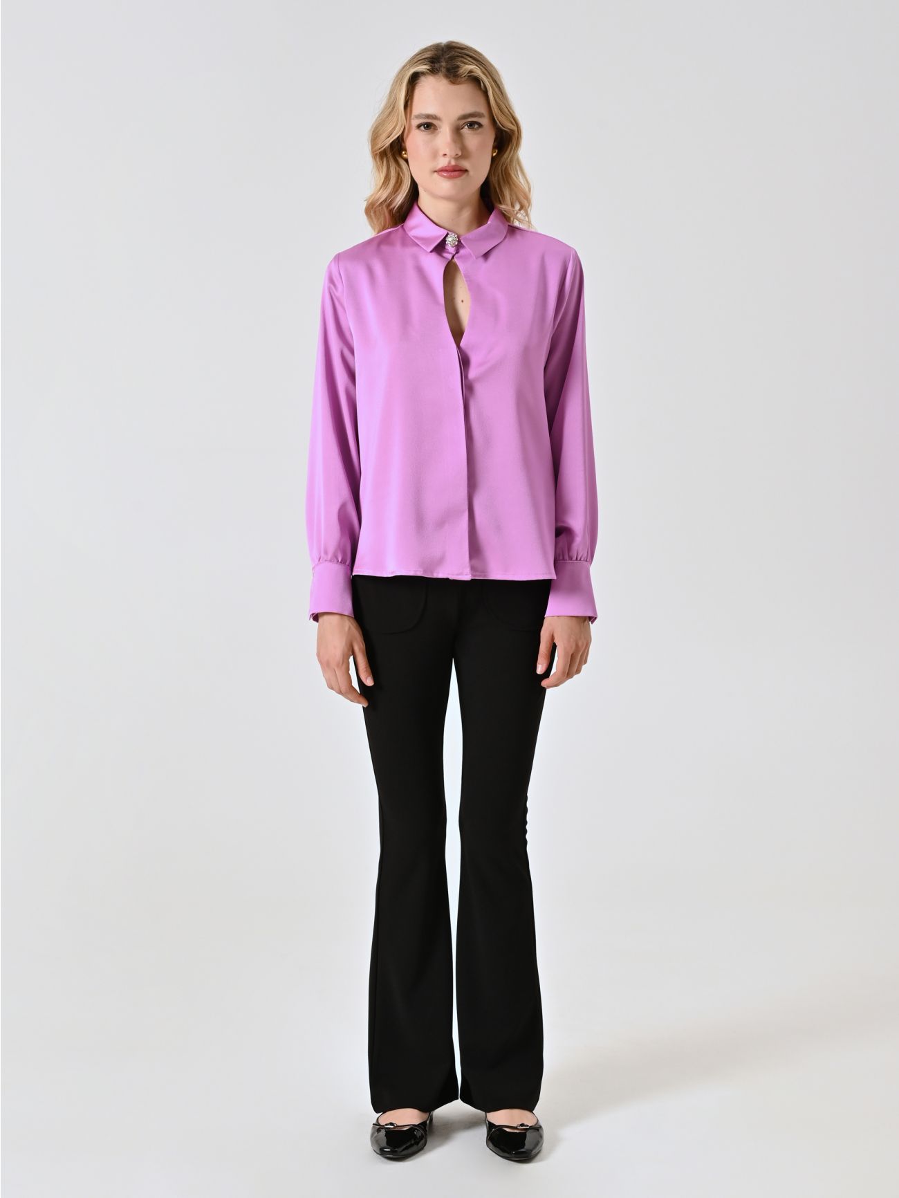 Bluse in Orchideenrosa det_1