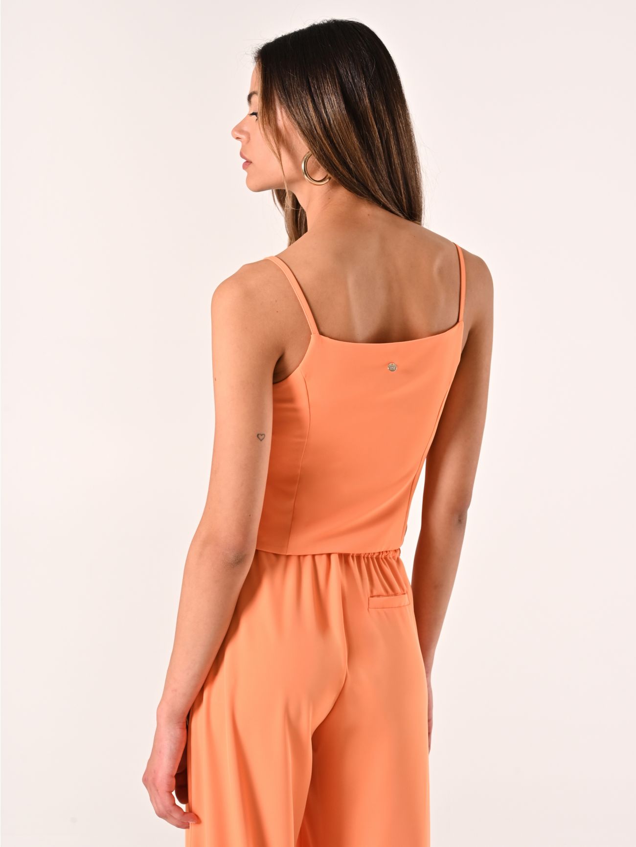 Flowy Orange Top det_3