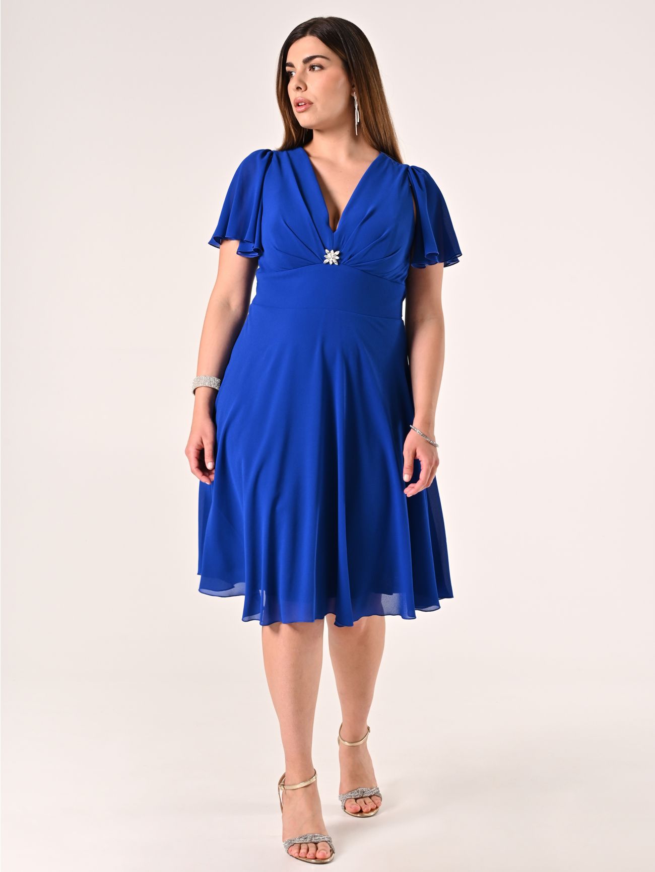 Robe curvy bleu de Chine in_i7