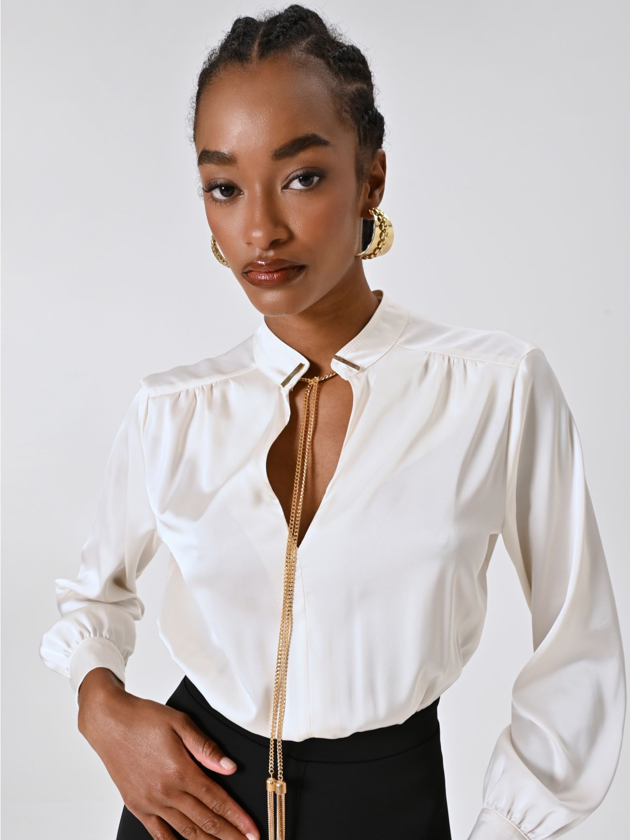 Two-tone Palazzo Jumpsuit in_i4