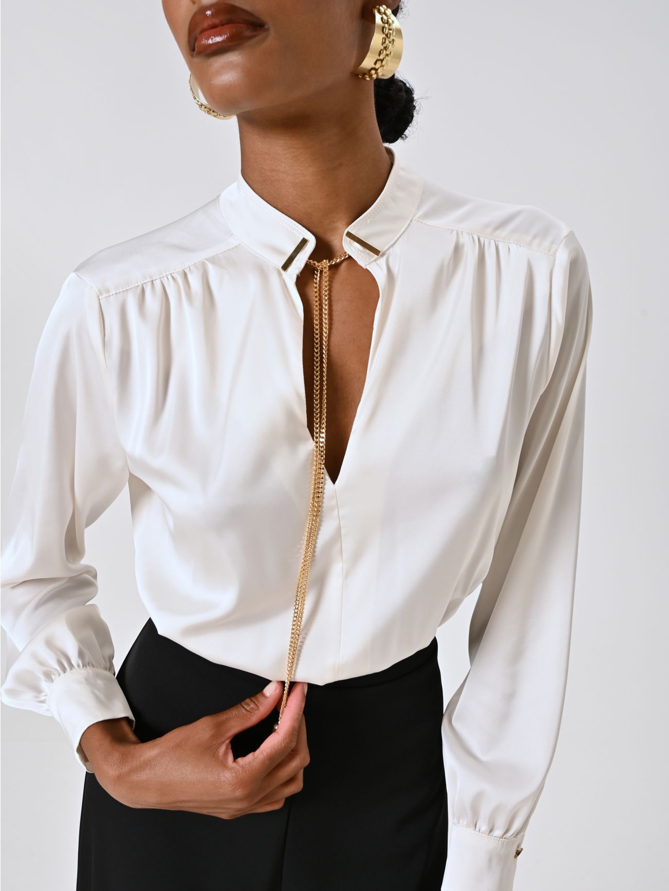 Two-tone Palazzo Jumpsuit in_i5