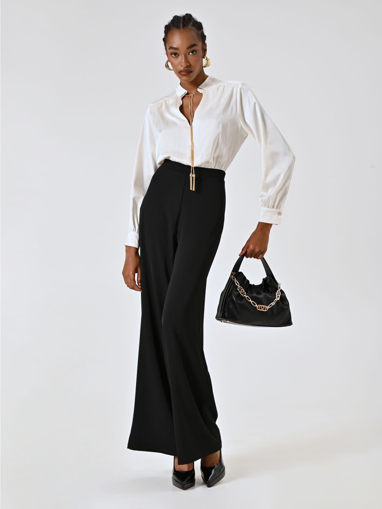 Two-tone Palazzo Jumpsuit  Rinascimento