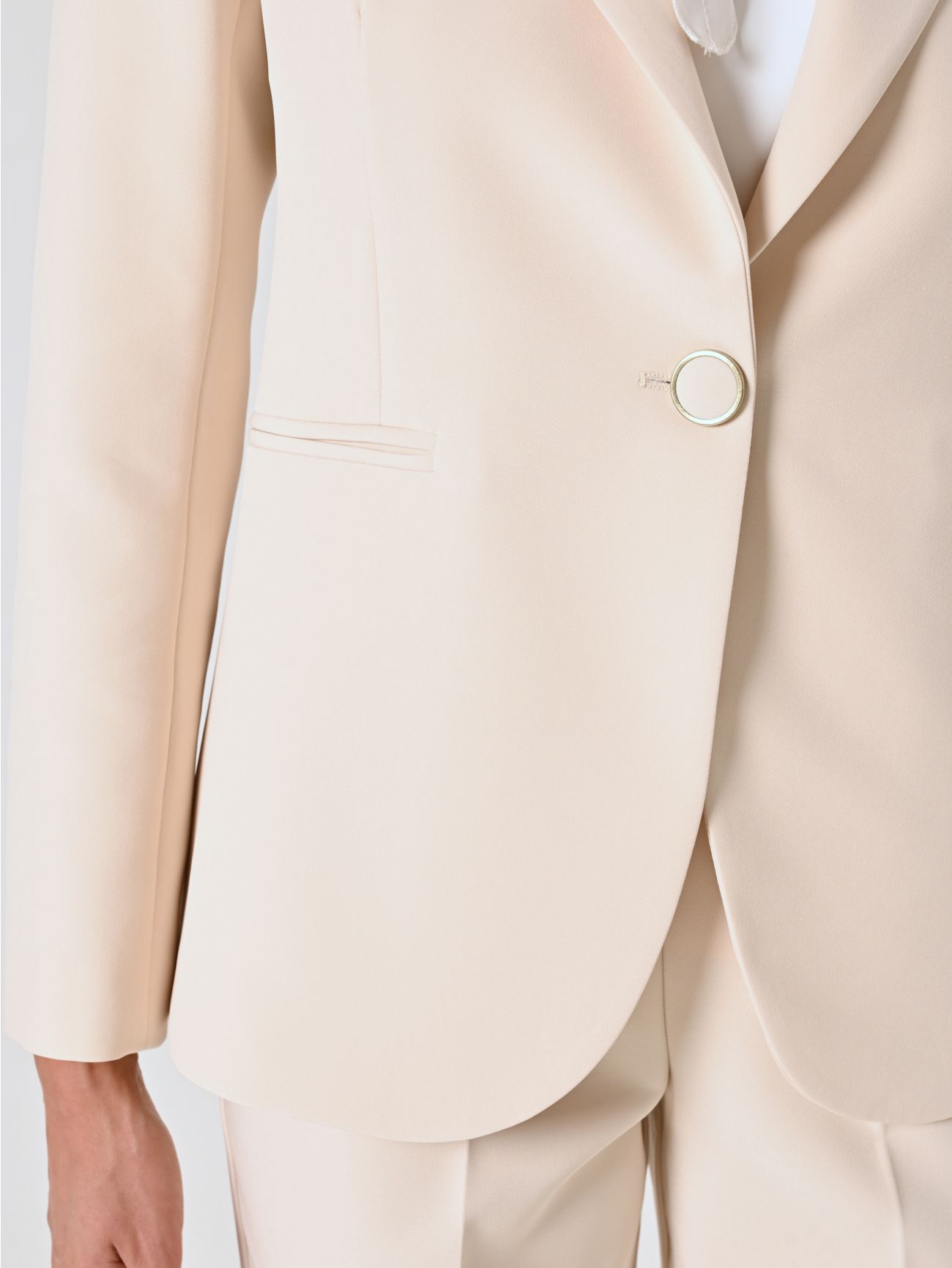 Single-breasted Jacket in Technical Fabric in_i5