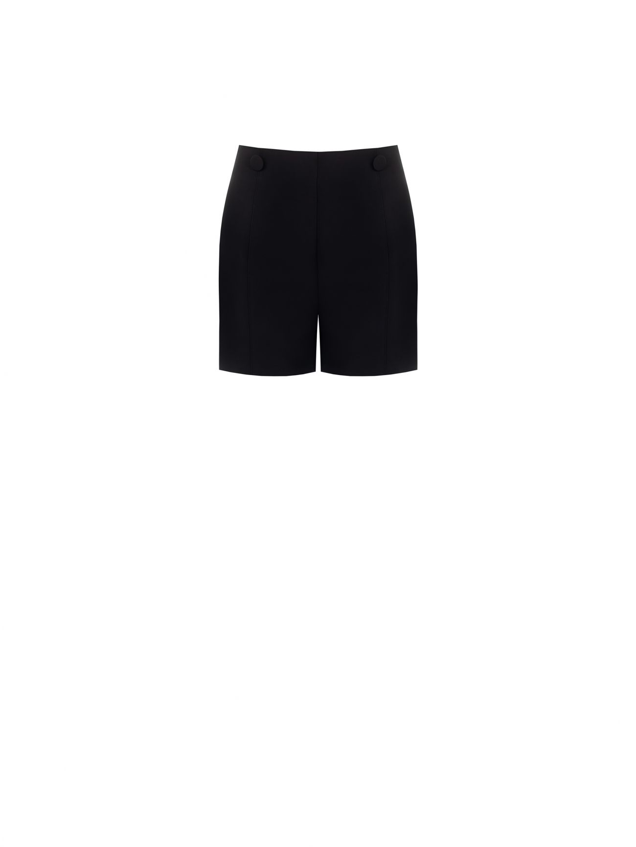 Black Technical Fabric Shorts det_4