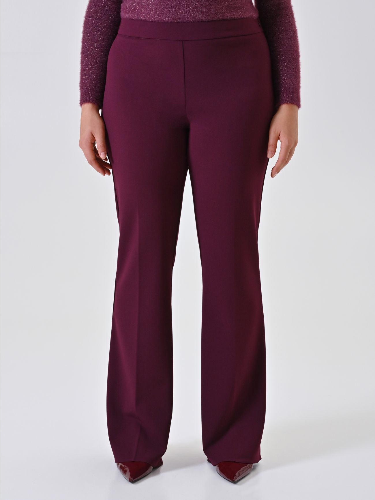 Bordeaux Curvy Trousers det_2