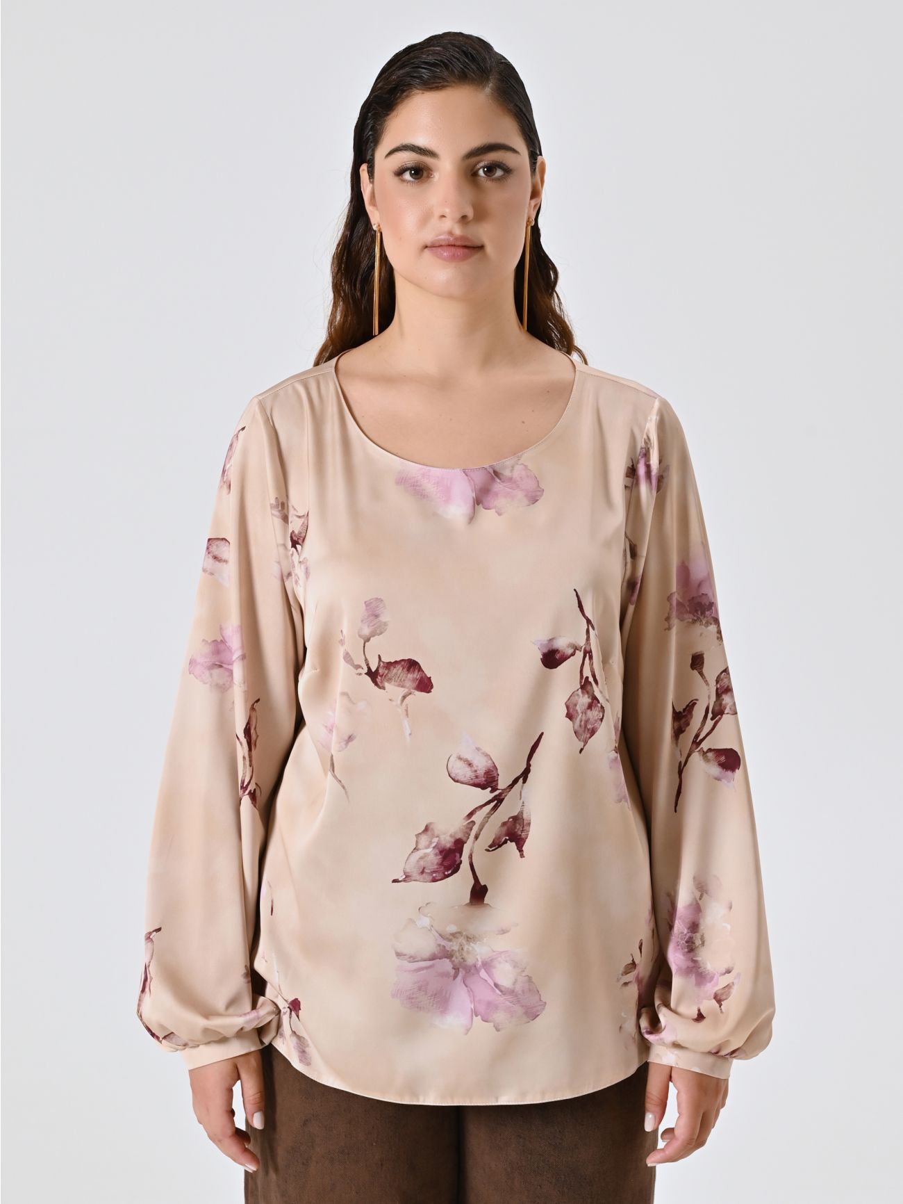 Curvy Floral Blouse det_2