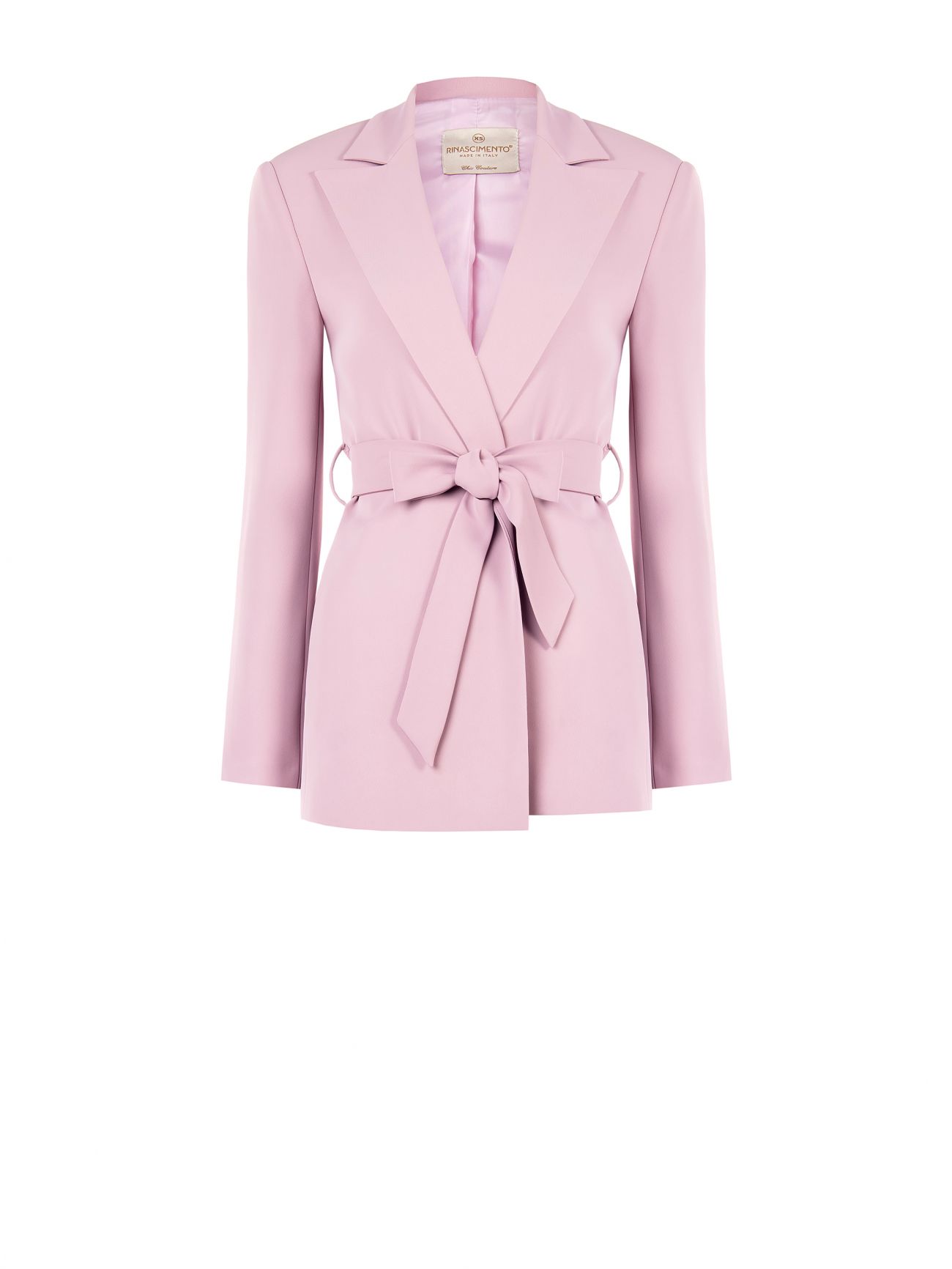 Wrap Jacket in Mauve Pink Cady det_4