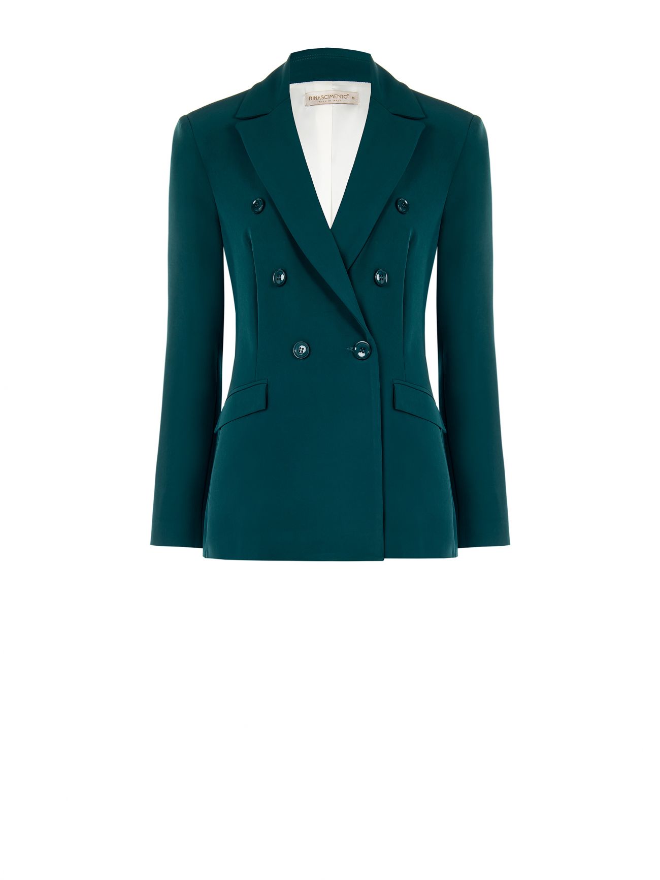 Green Double-Breasted Jacket det_4