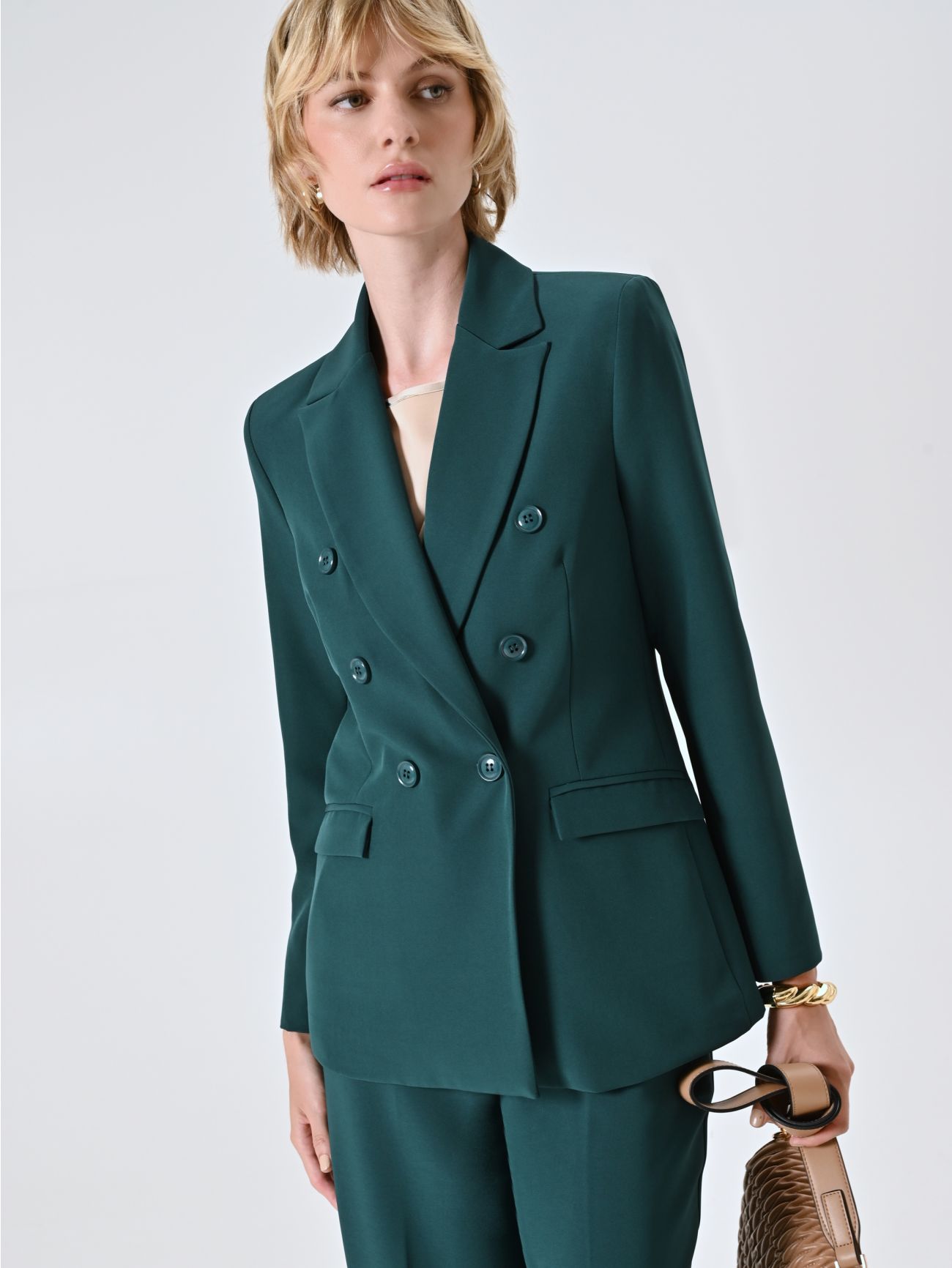 Chaqueta cruzada verde sp_e1