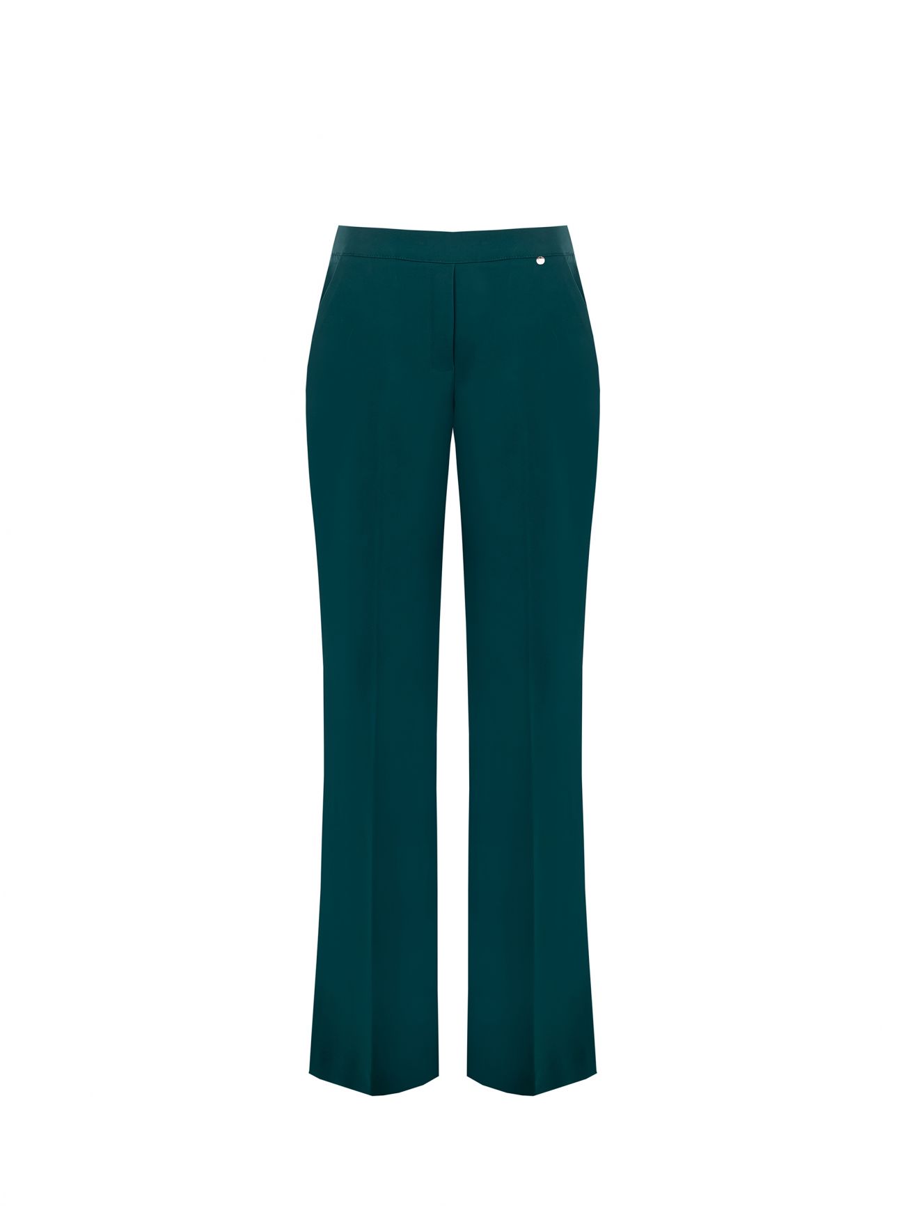 Green Wide Trousers det_4