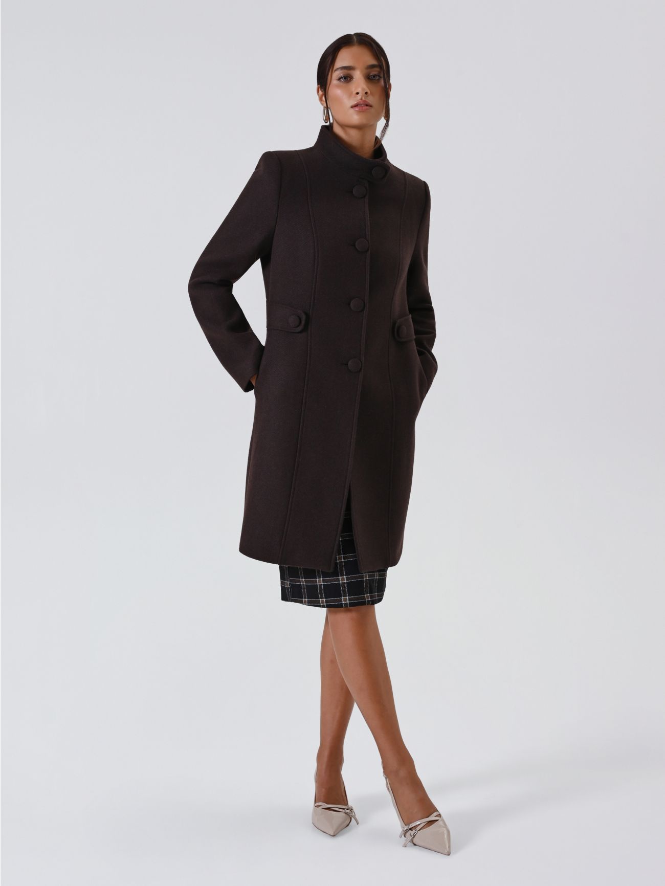 Cappotto Marrone Cioccolato in_i7