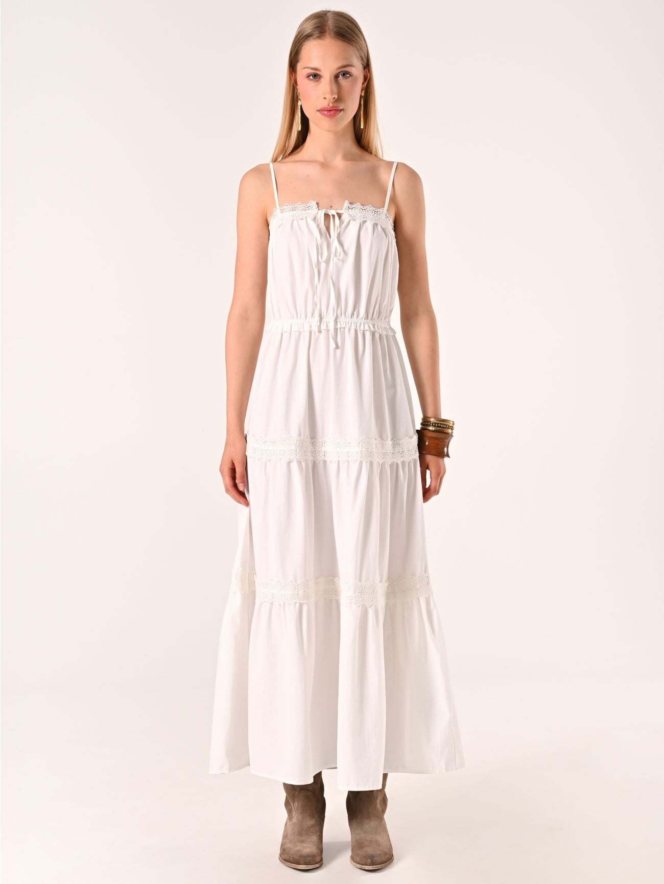 White Dress with Inserts det_1