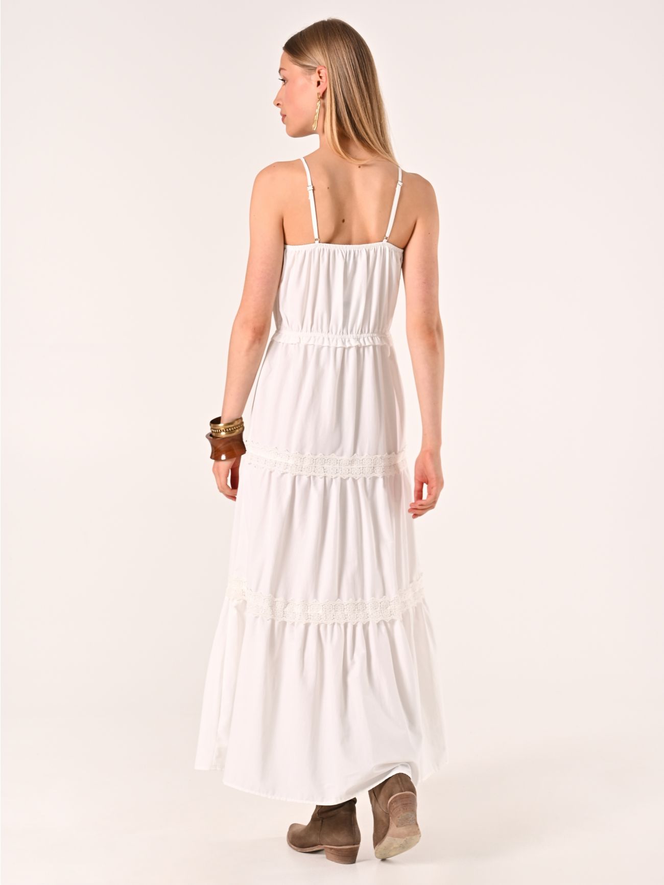 White Dress with Inserts det_3