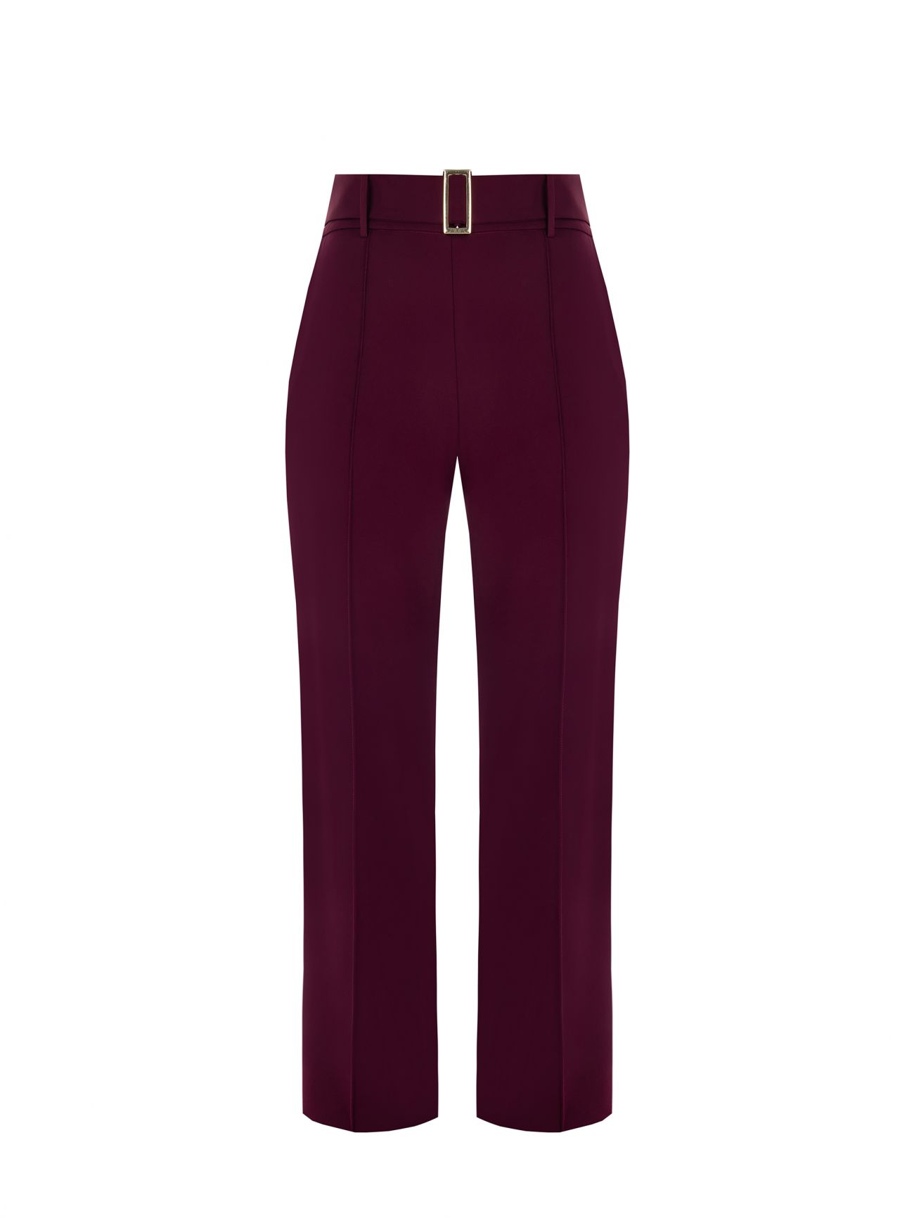 Pantalón curvy burdeos con hebilla det_4