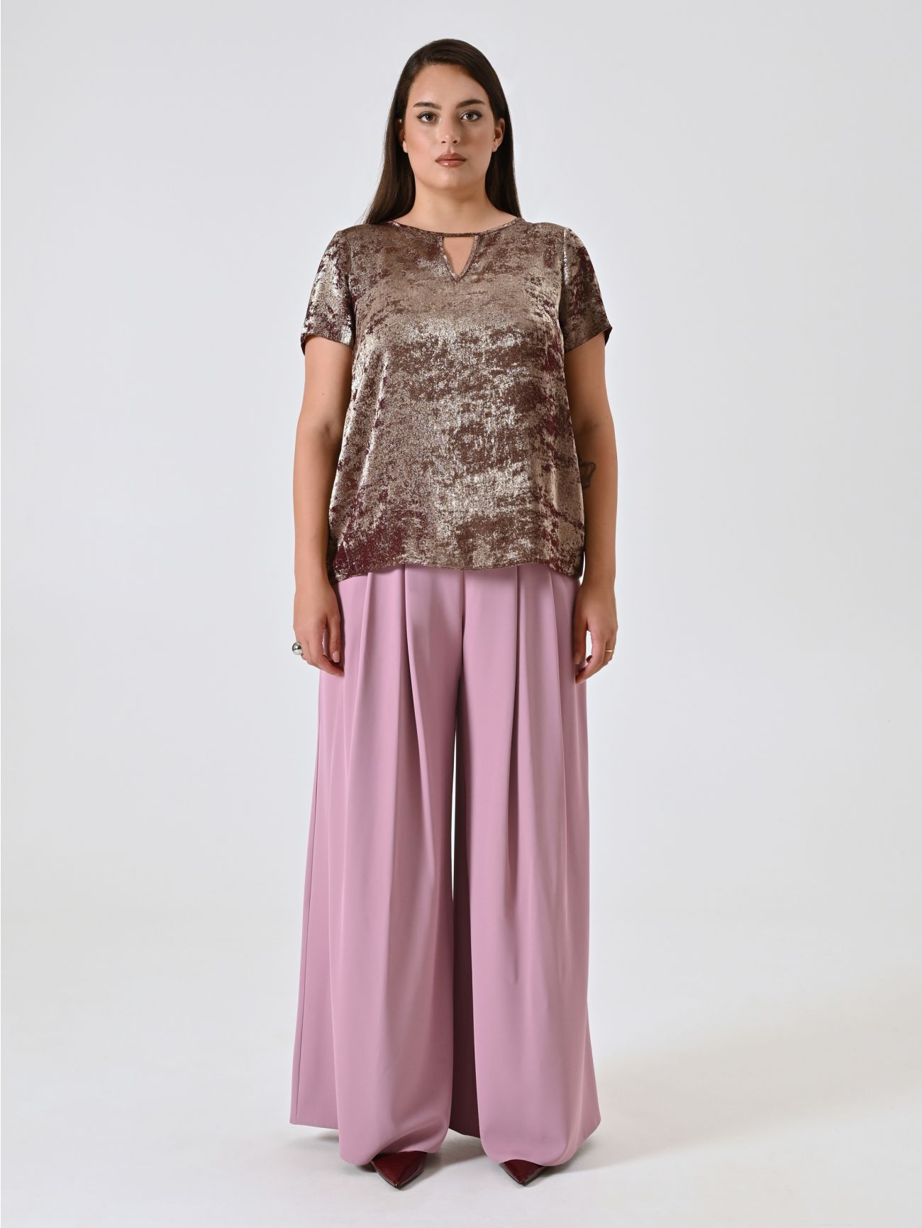 Blusa curvy burdeos det_1