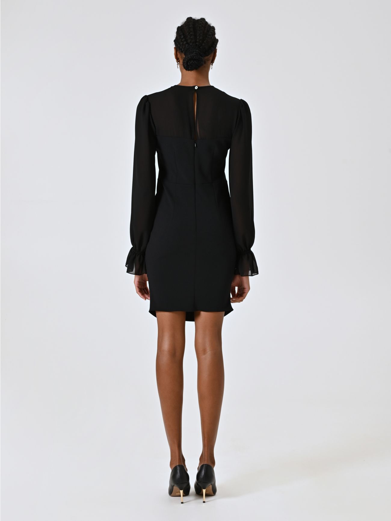 Bustier Sheath Dress with Ruching det_3