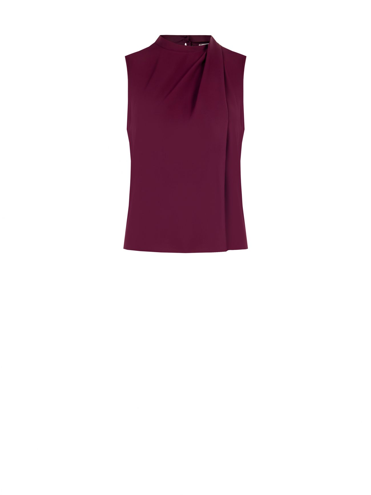 Top Bordeaux in Tessuto Fluido det_4