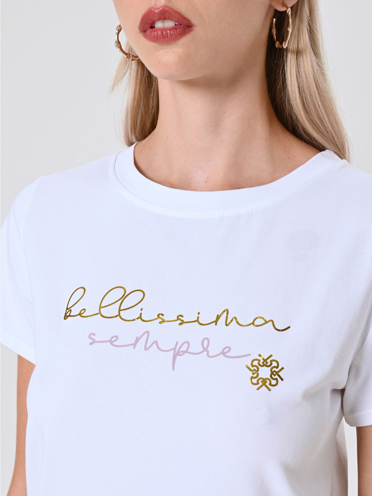 Biały T-shirt bawełniany Bellissima Sempre in_i5