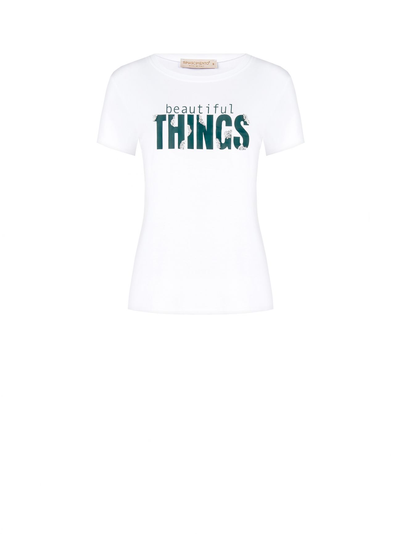 T-Shirt in Weiß aus Baumwolle Beautiful Things det_4