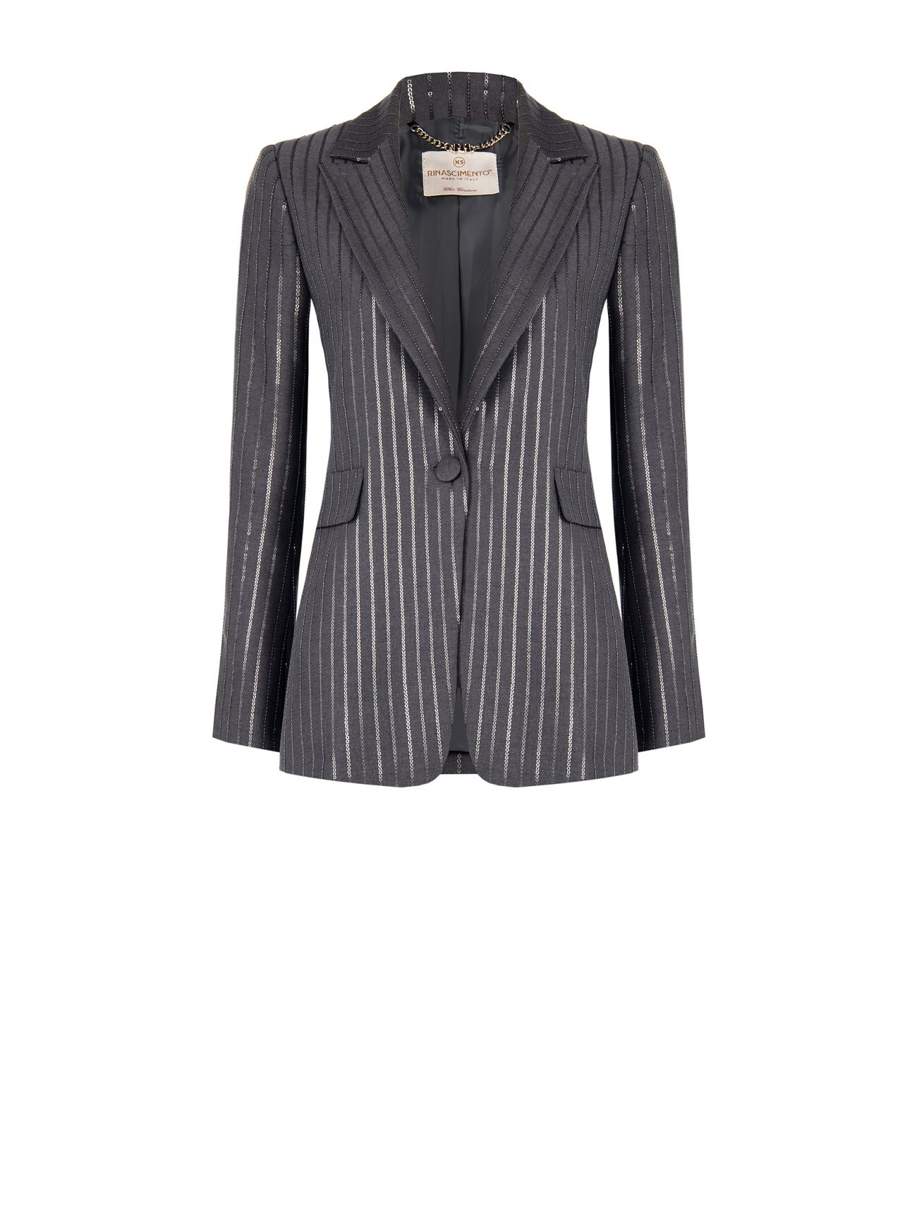Jacke mit Nadelstreifen und Lurexfaden det_4
