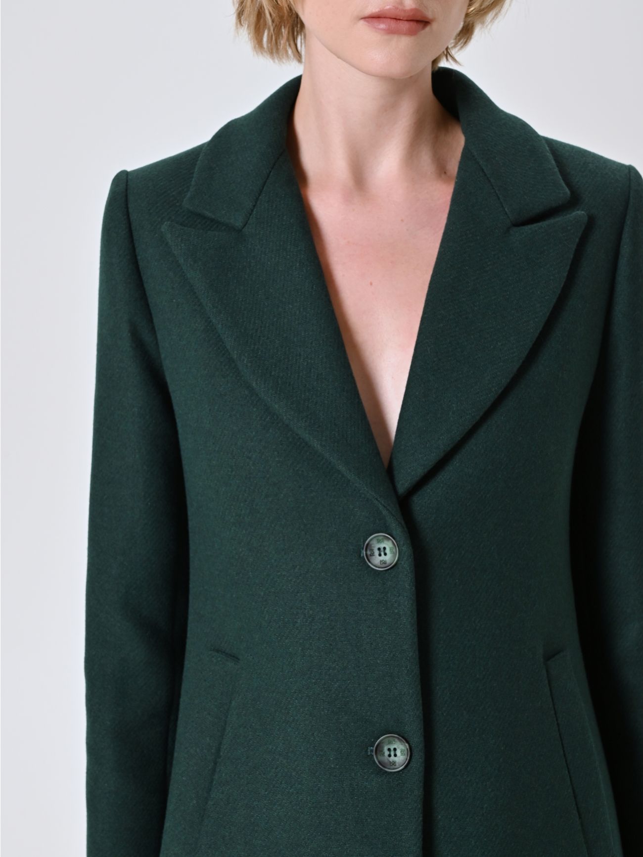 Cappotto Verde con Revers a Lancia in_i5