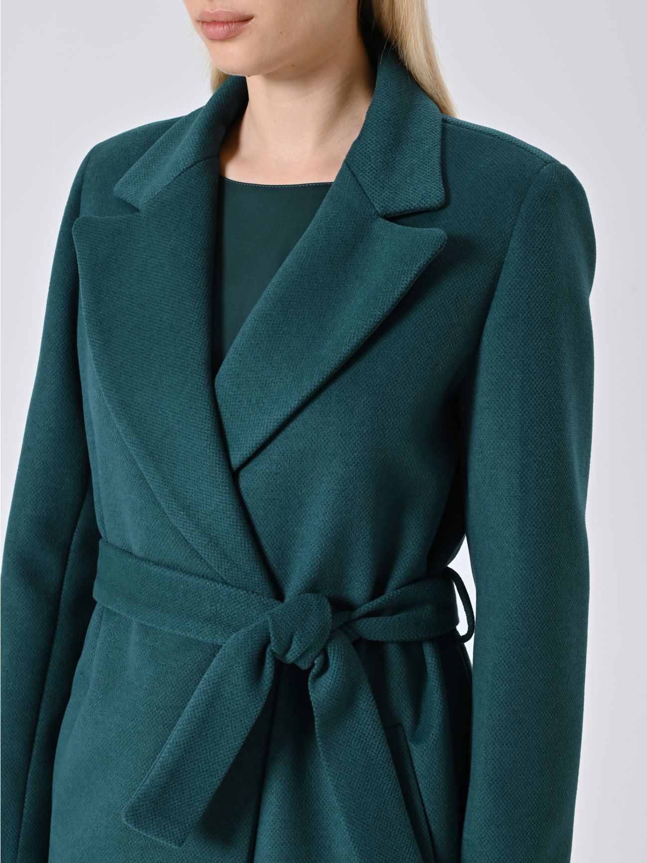 Cappotto Vestaglia Midi Verde in_i5