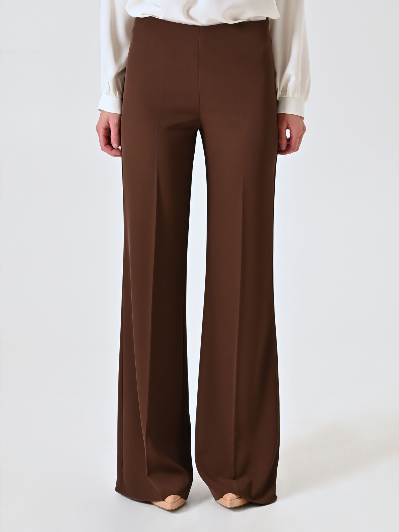 Chocolate Wide Trousers det_2