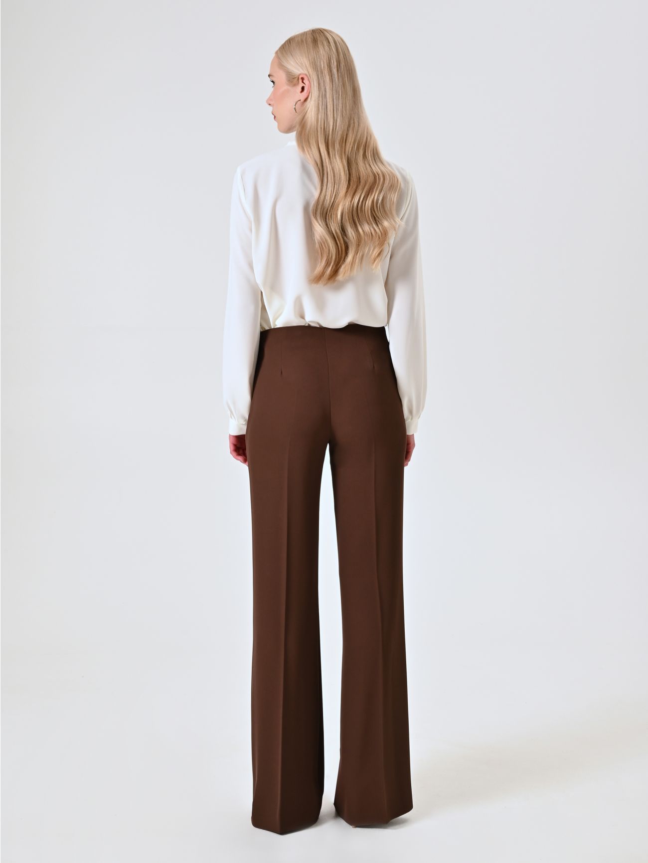 Chocolate Wide Trousers det_3