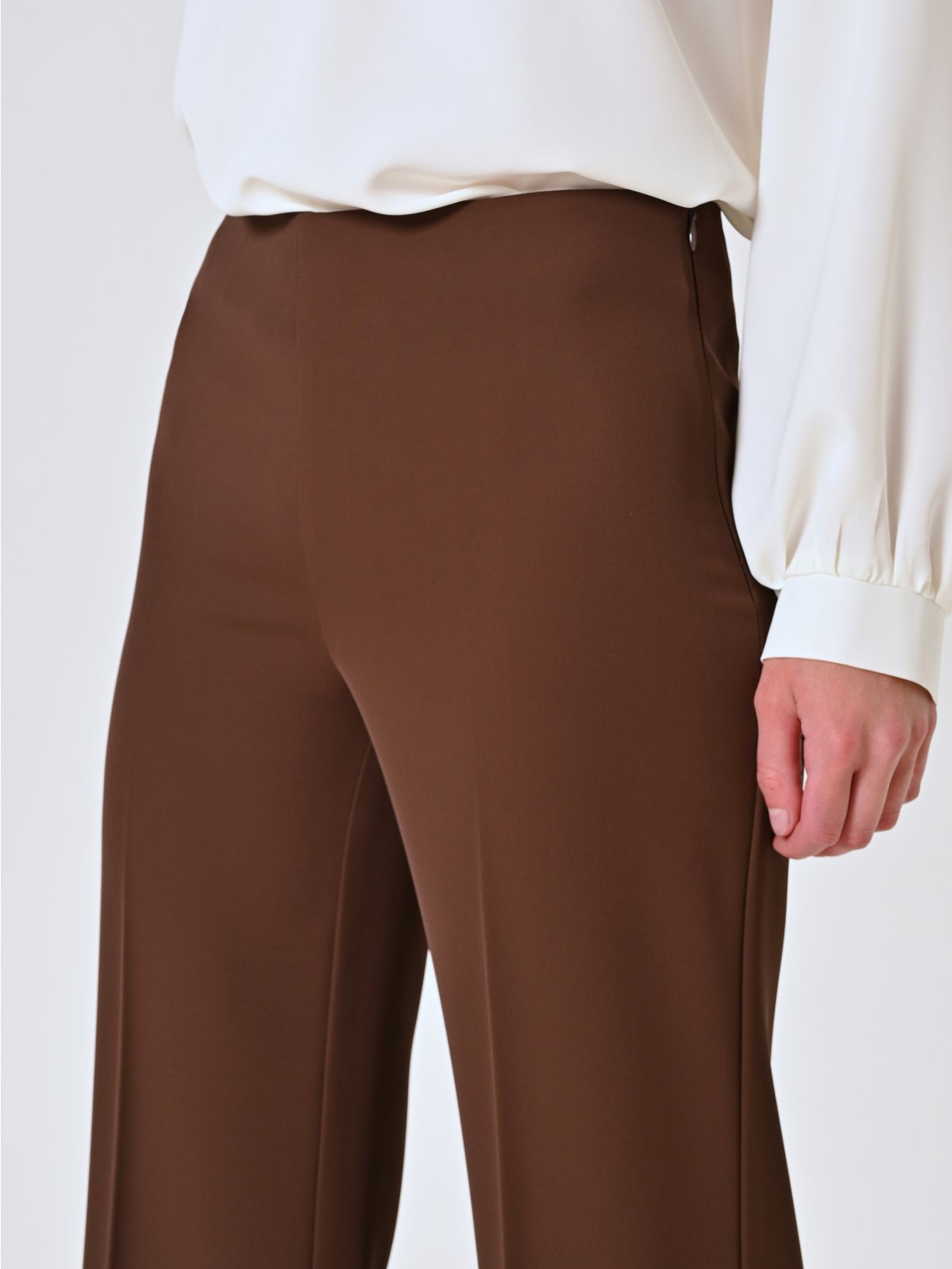 Chocolate Wide Trousers in_i5