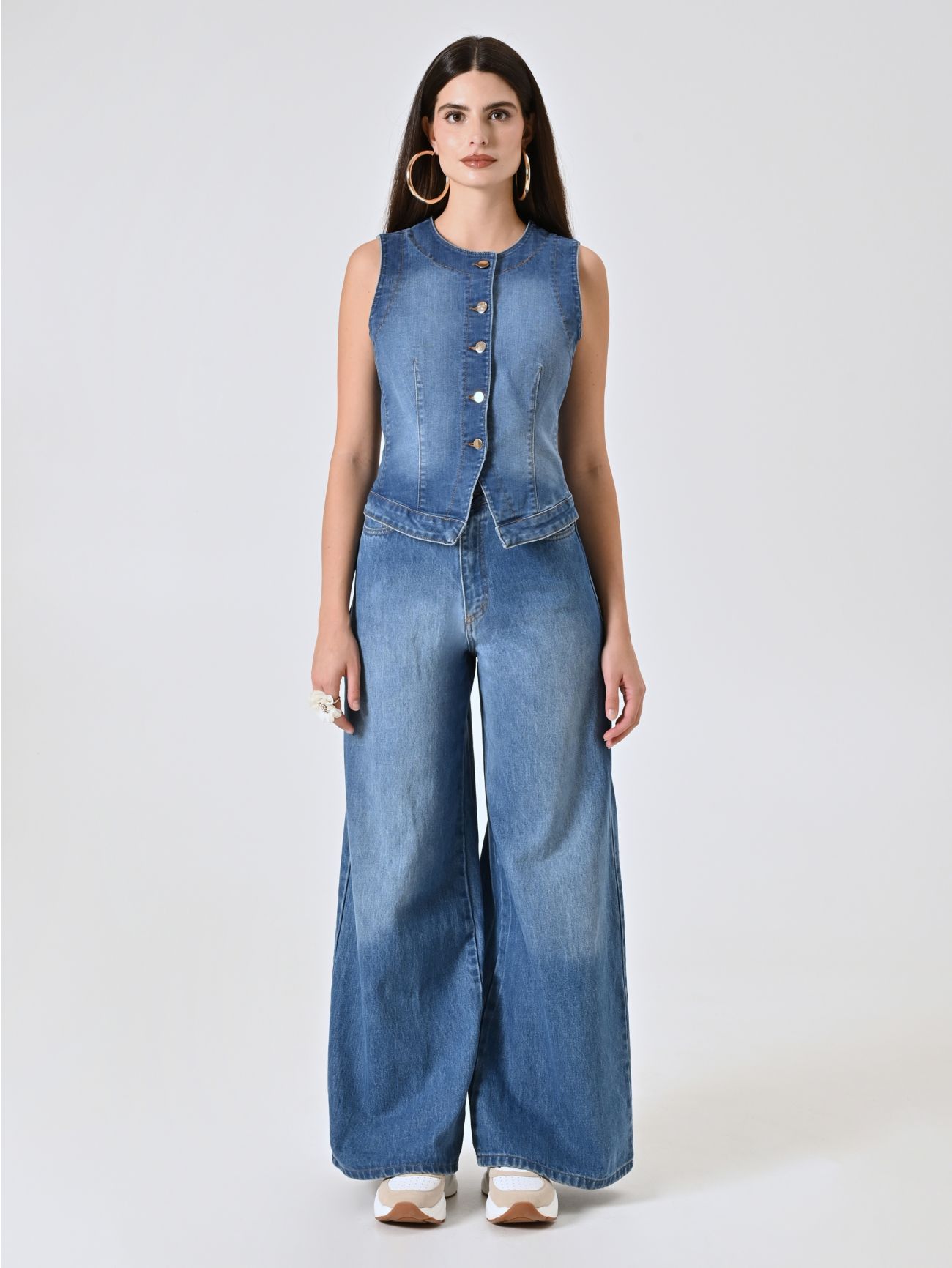 Gilet en denim det_1