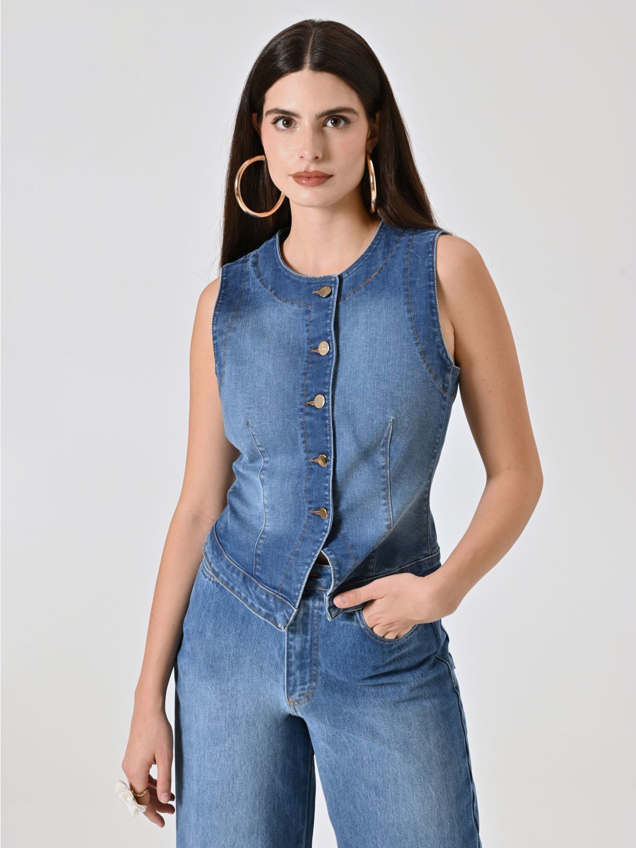 Gilet en denim in_i7