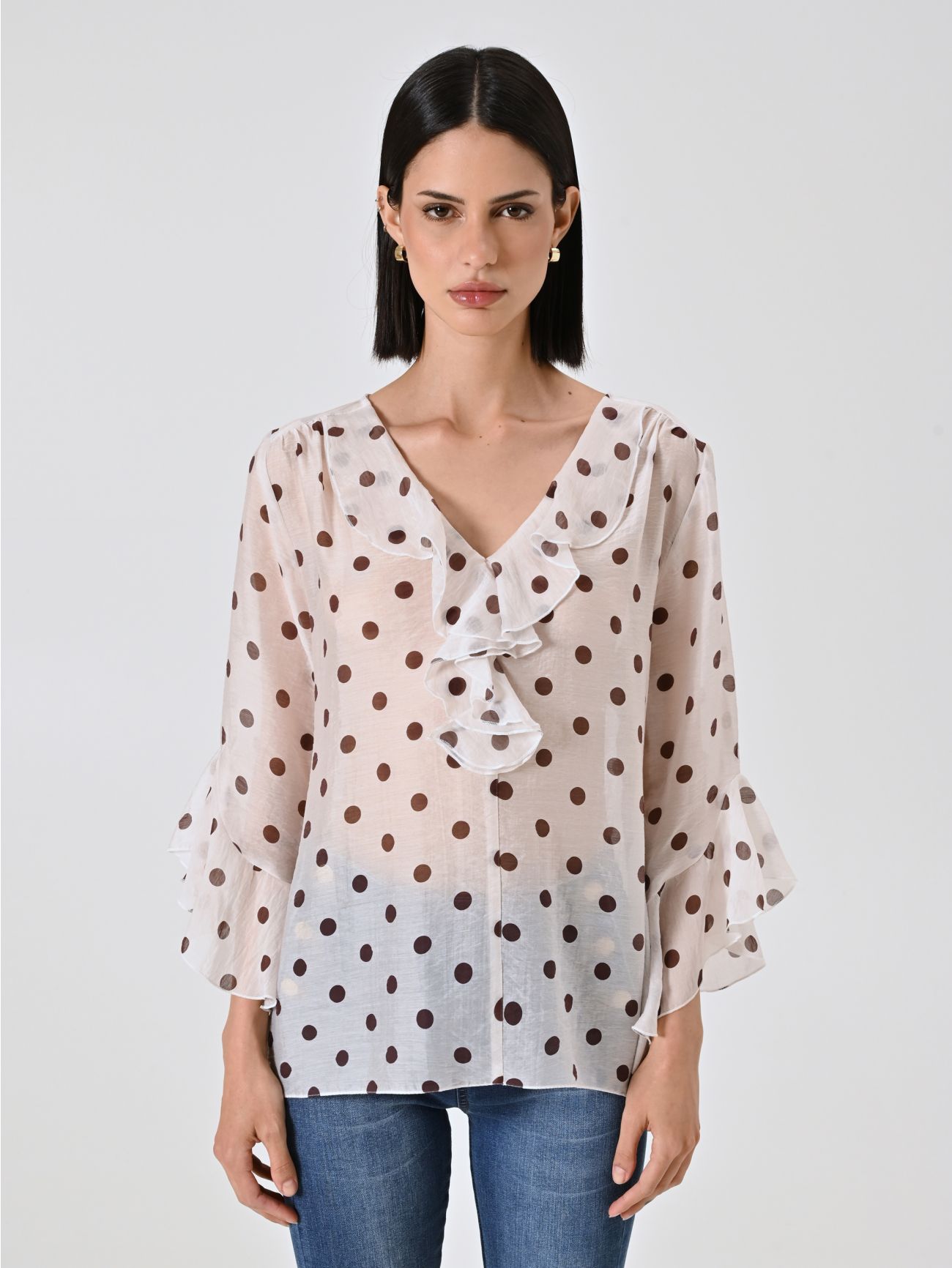 Blusa de muselina de lunares det_2