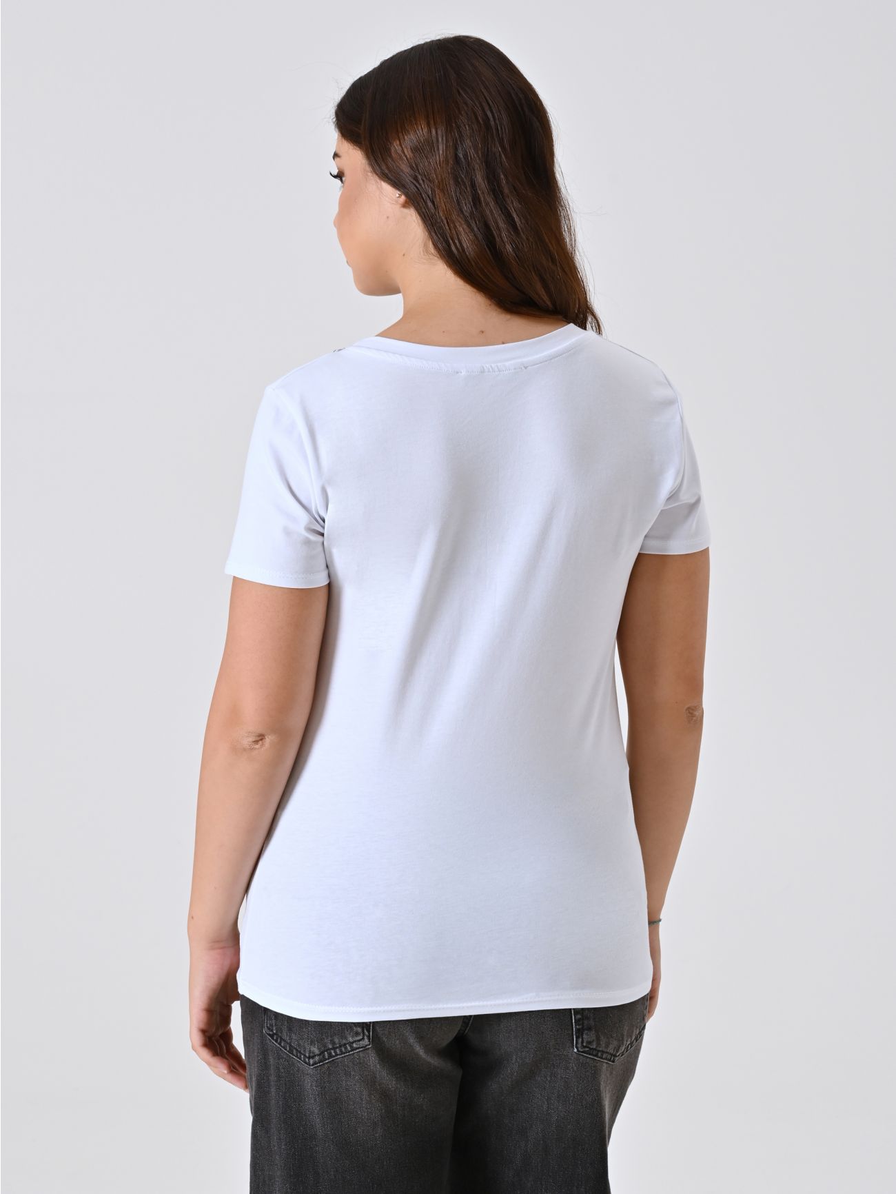  Curvy T-Shirt with Rhinestone Bow det_3