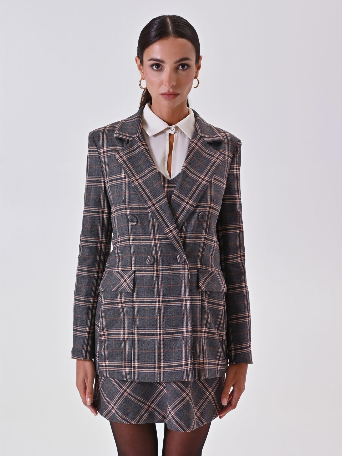 Blazer Fantasia Check det_2