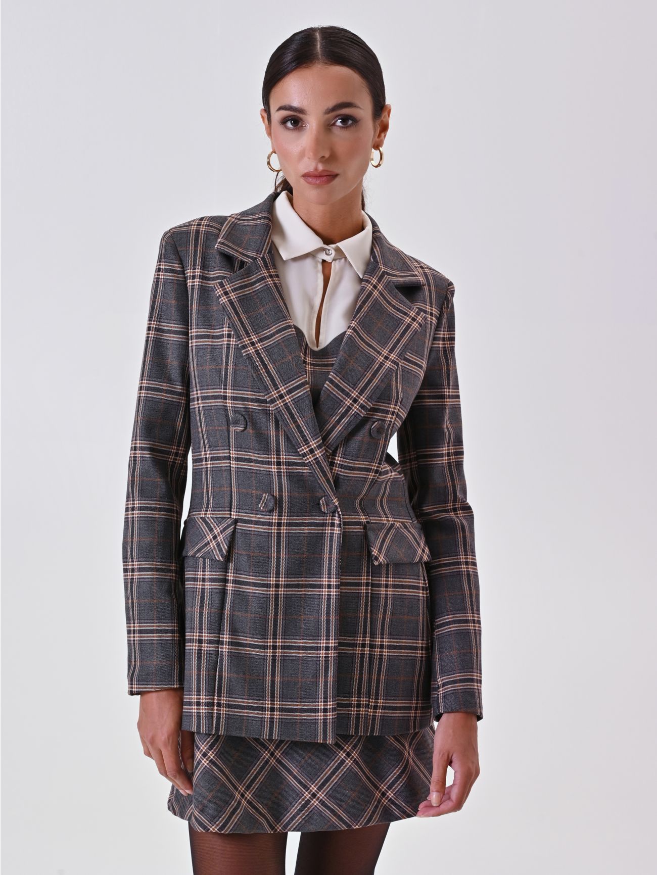 Blazer Fantasia Check in_i7